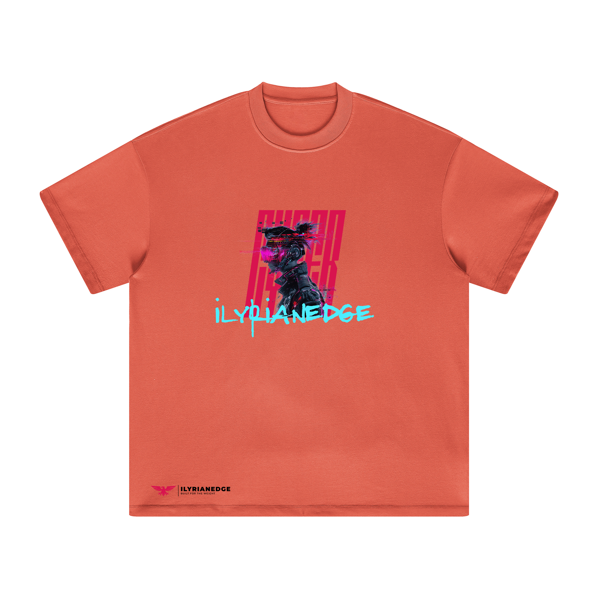 Glitch Runner | Oversized Crew Neck Tee | ILYRIANEDGE