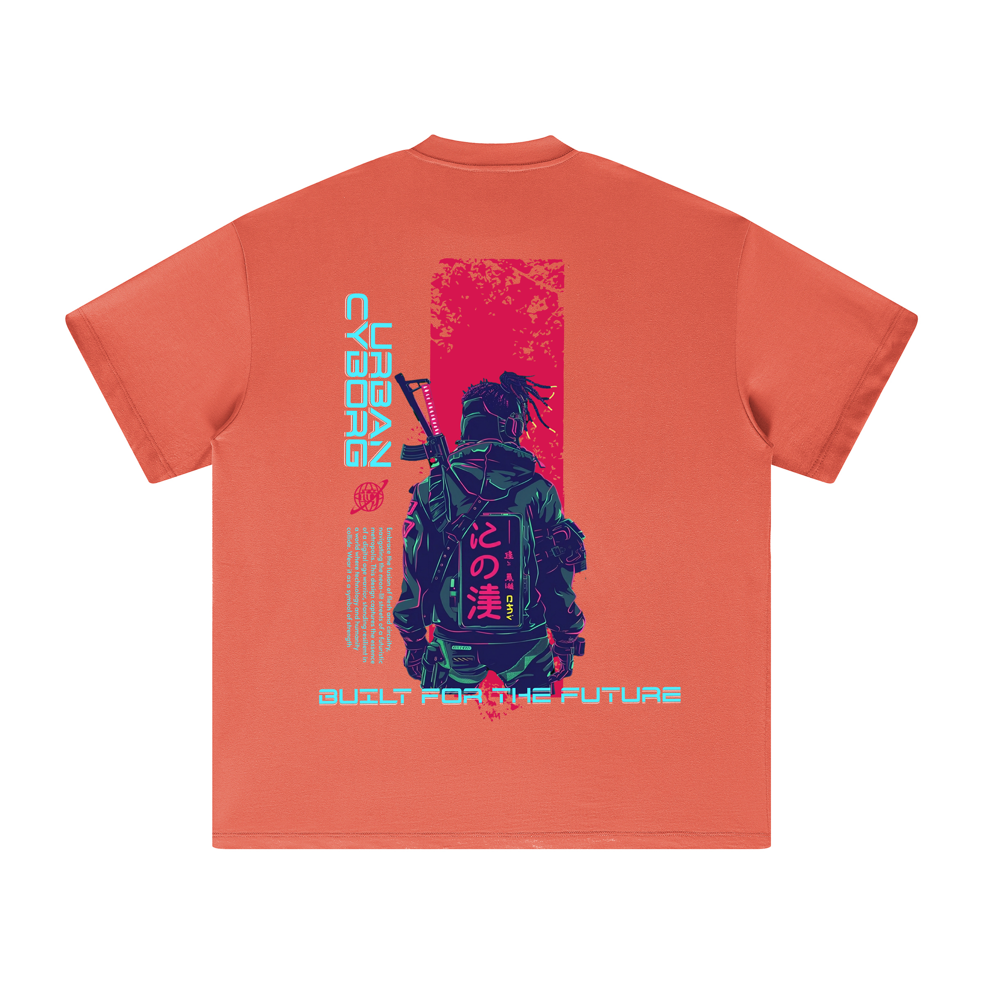 Glitch Runner | Oversized Crew Neck Tee | ILYRIANEDGE