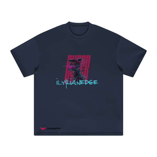 Glitch Runner | Oversized Crew Neck Tee | ILYRIANEDGE