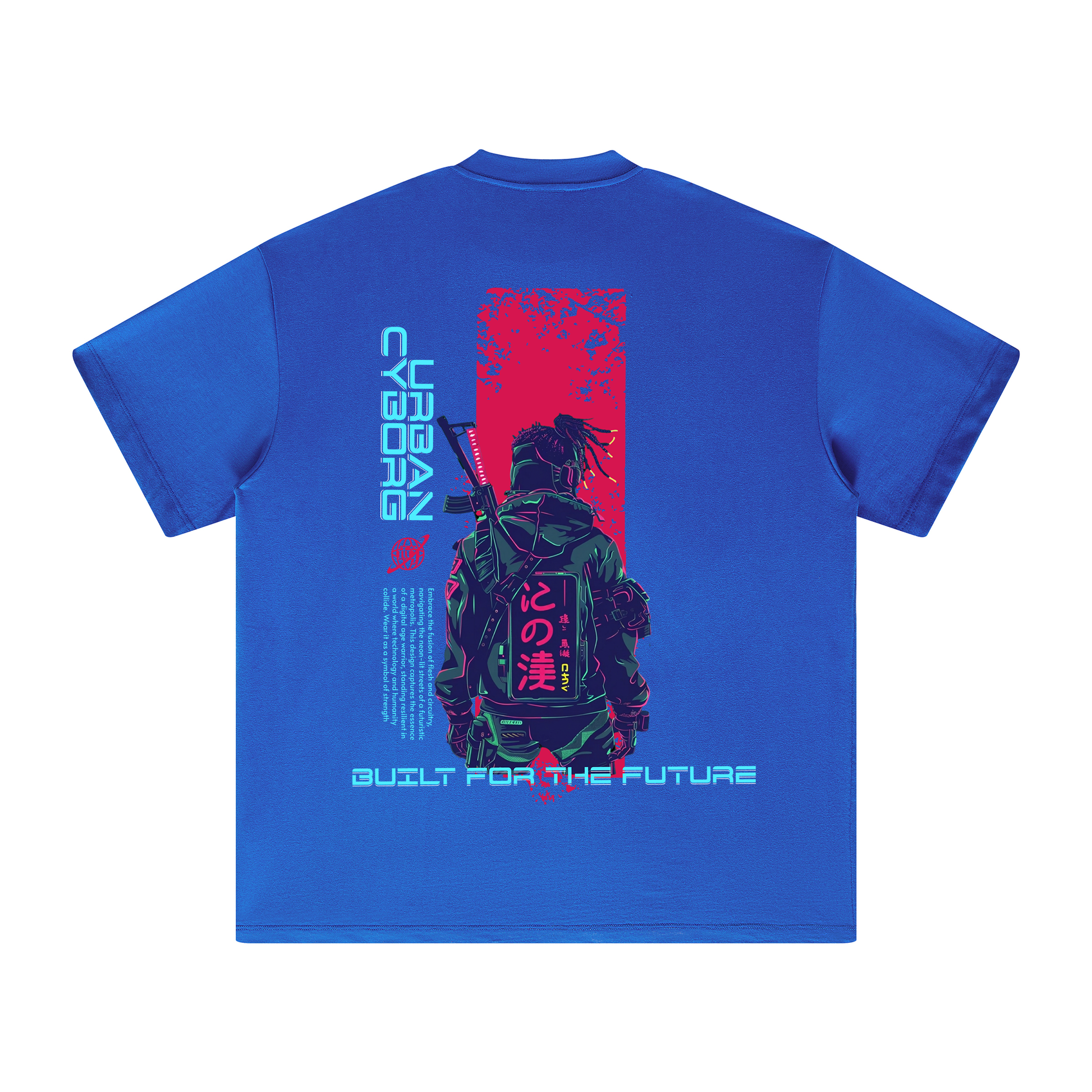 Glitch Runner | Oversized Crew Neck Tee | ILYRIANEDGE