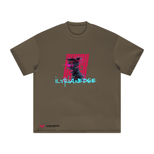 Glitch Runner | Oversized Crew Neck Tee | ILYRIANEDGE
