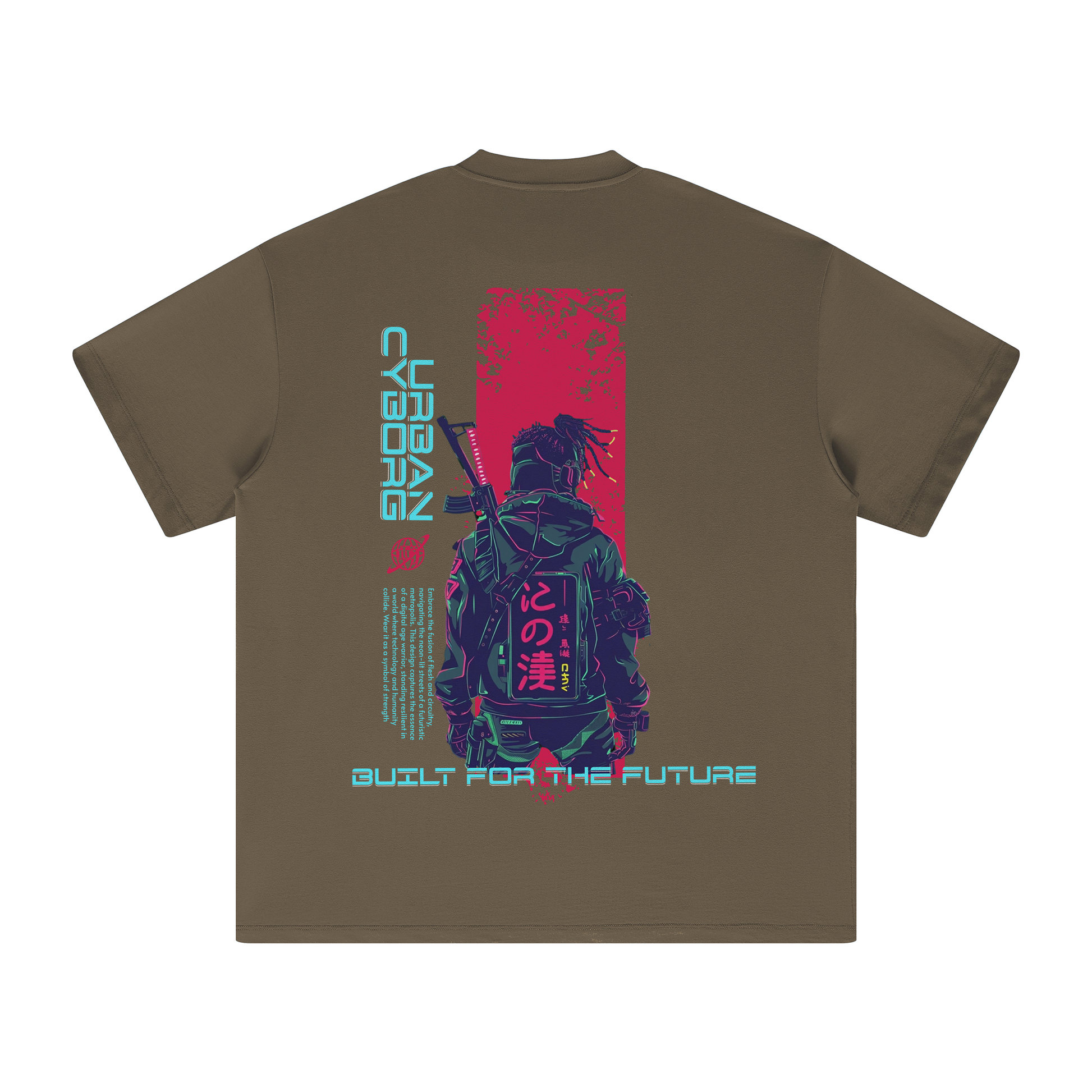 Glitch Runner | Oversized Crew Neck Tee | ILYRIANEDGE