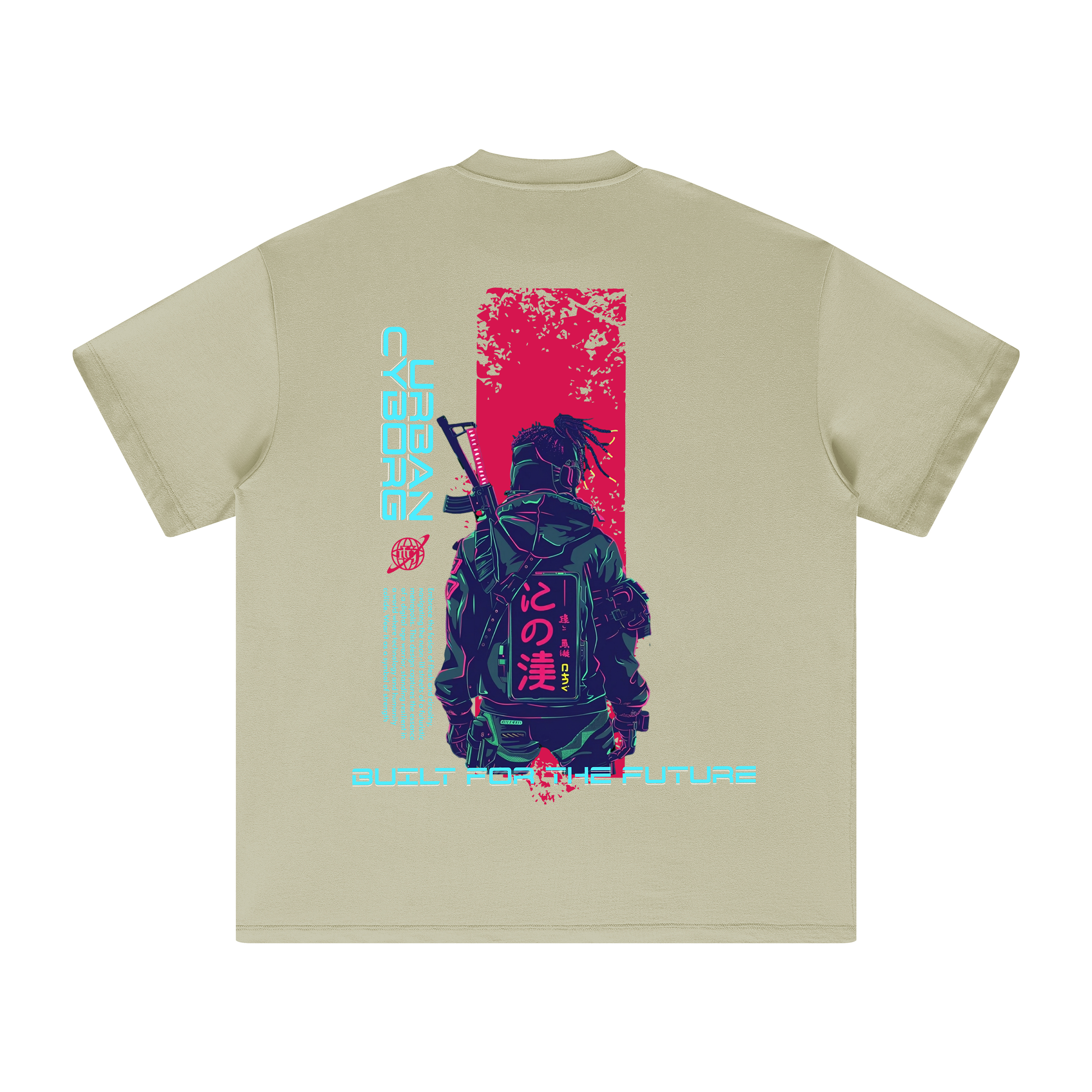Glitch Runner | Oversized Crew Neck Tee | ILYRIANEDGE