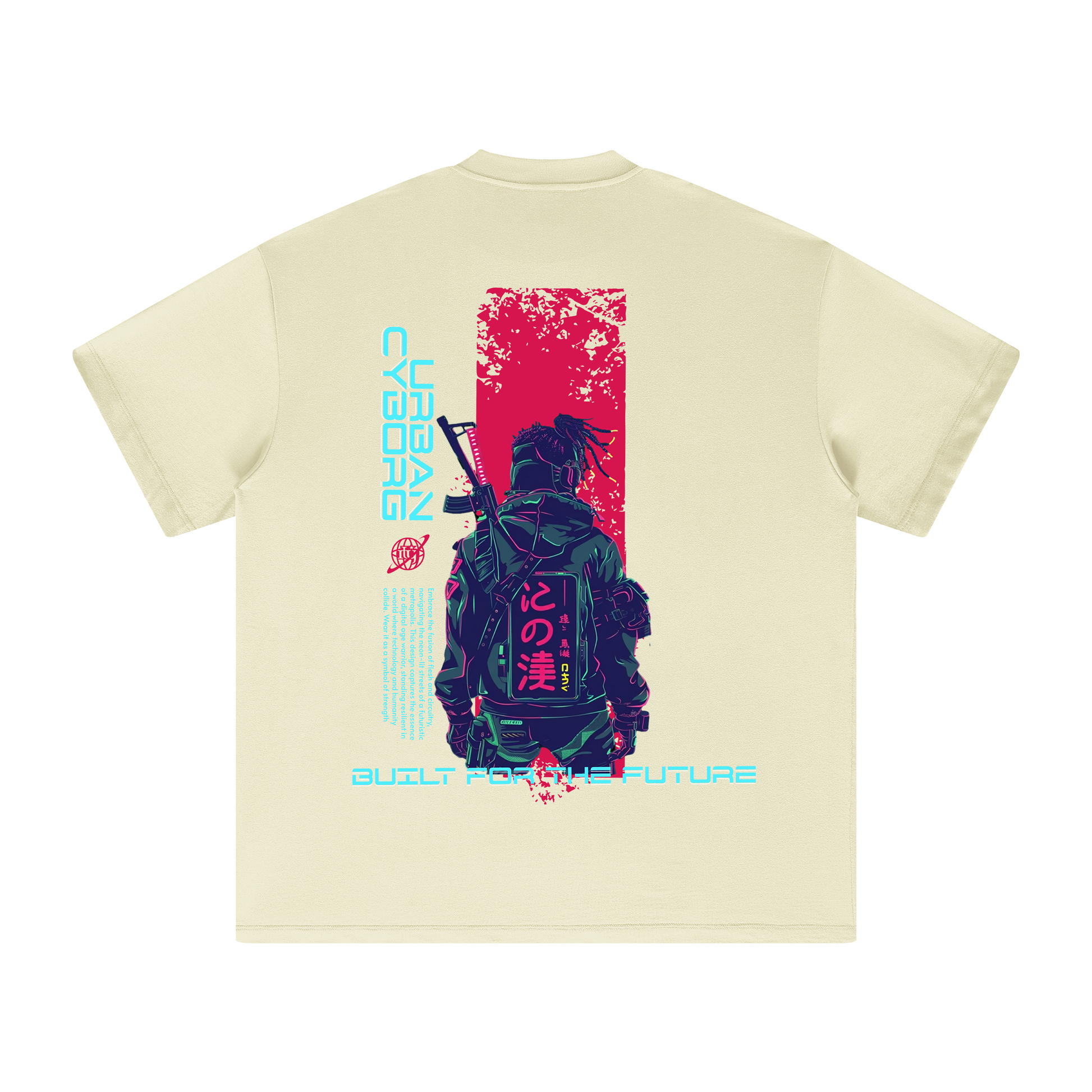 Glitch Runner | Oversized Crew Neck Tee | ILYRIANEDGE