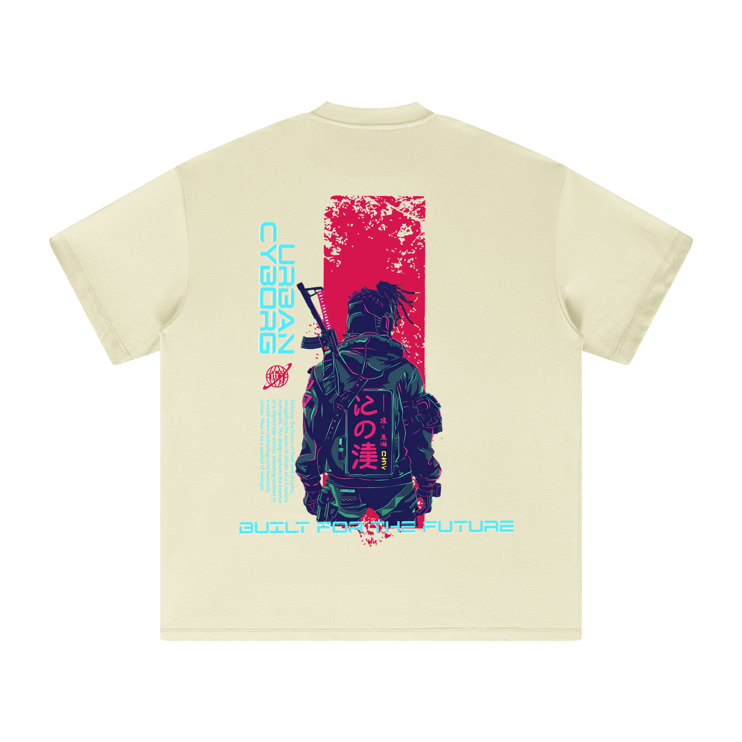 Glitch Runner | Oversized Crew Neck Tee | ILYRIANEDGE