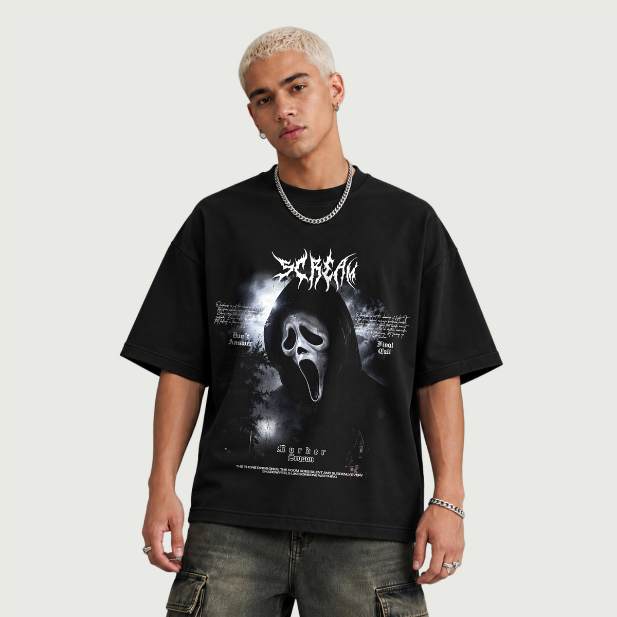 Scream | 400GSM Boxy Oversized T-Shirt | ILYRIANEDGE