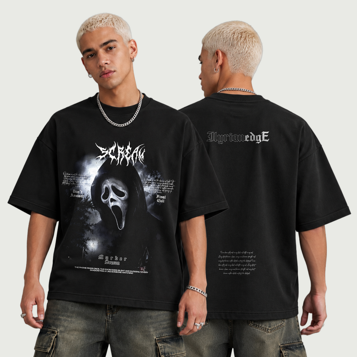 Scream | 400GSM Boxy Oversized T-Shirt | ILYRIANEDGE