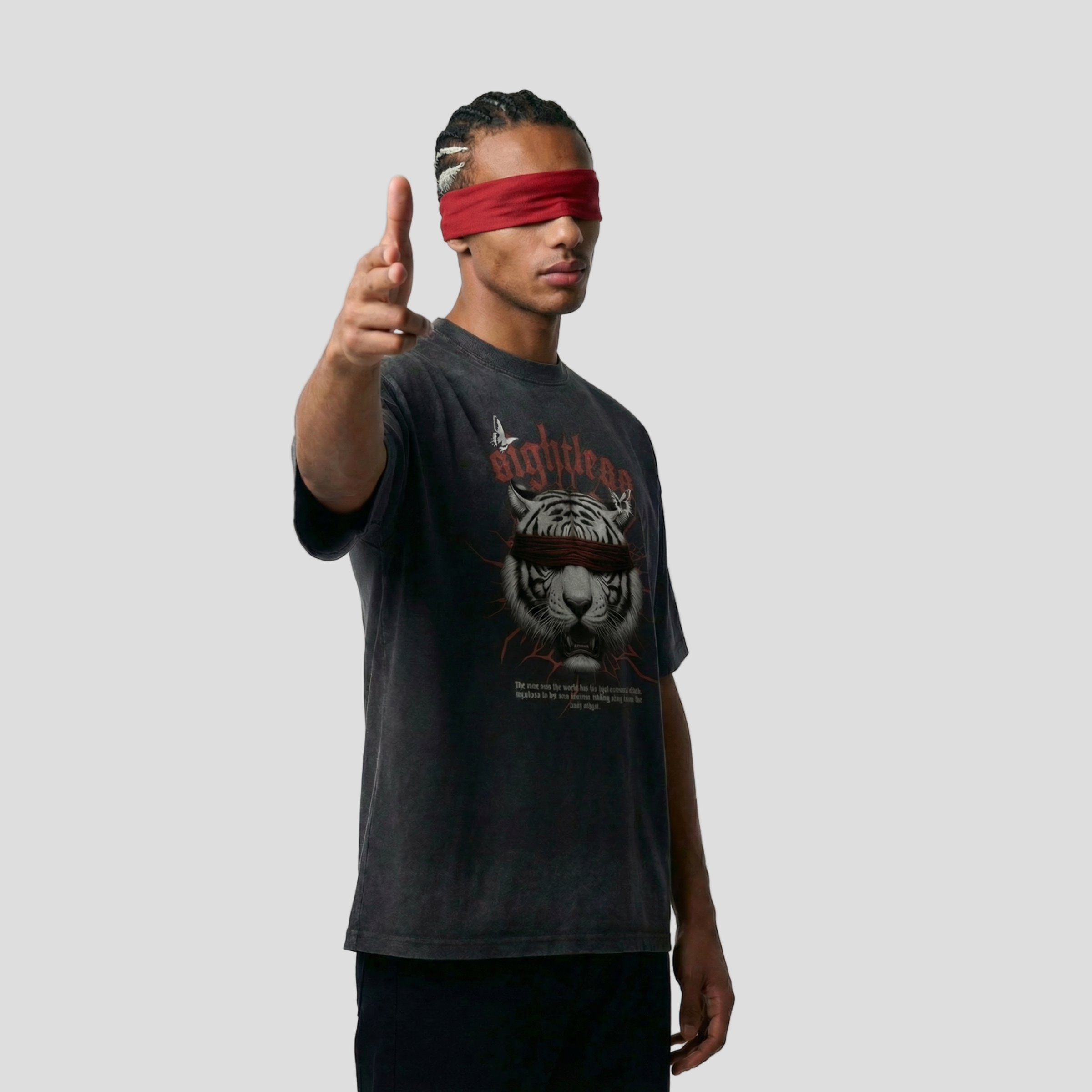 Sightless - 260GSM Unisex Boxy Tie-dyed T-shirt