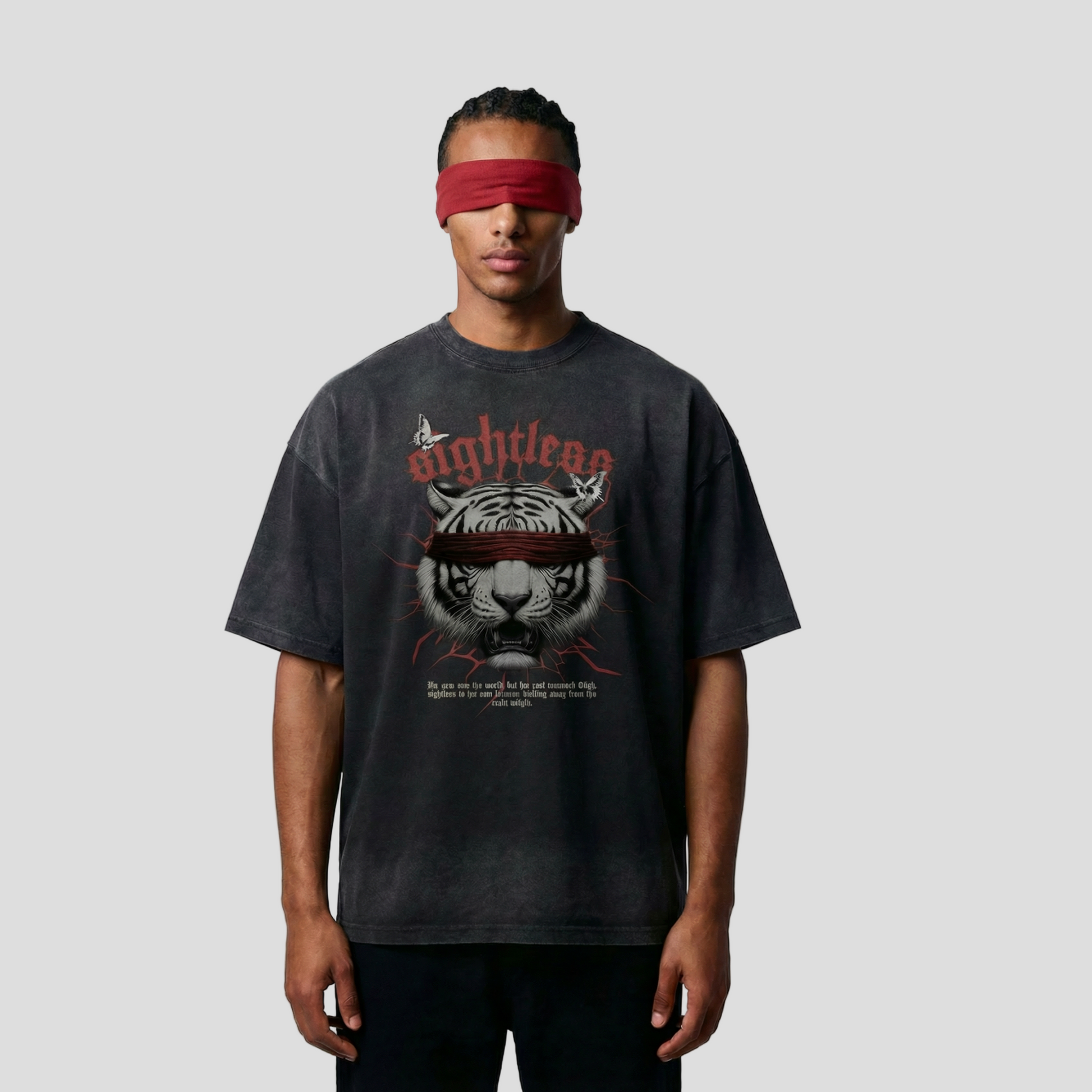 Sightless - 260GSM Unisex Boxy Tie-dyed T-shirt