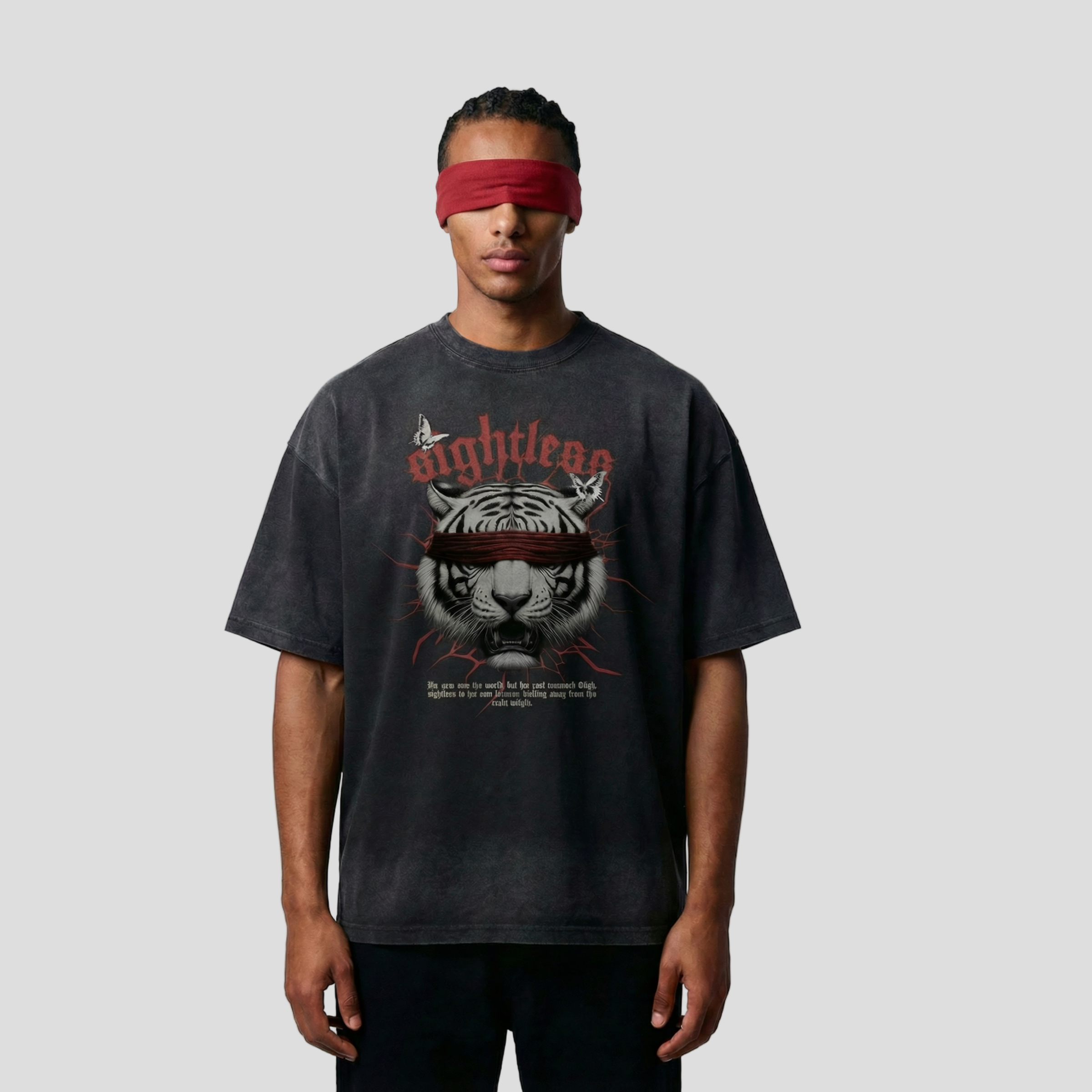 Sightless - 260GSM Unisex Boxy Tie-dyed T-shirt