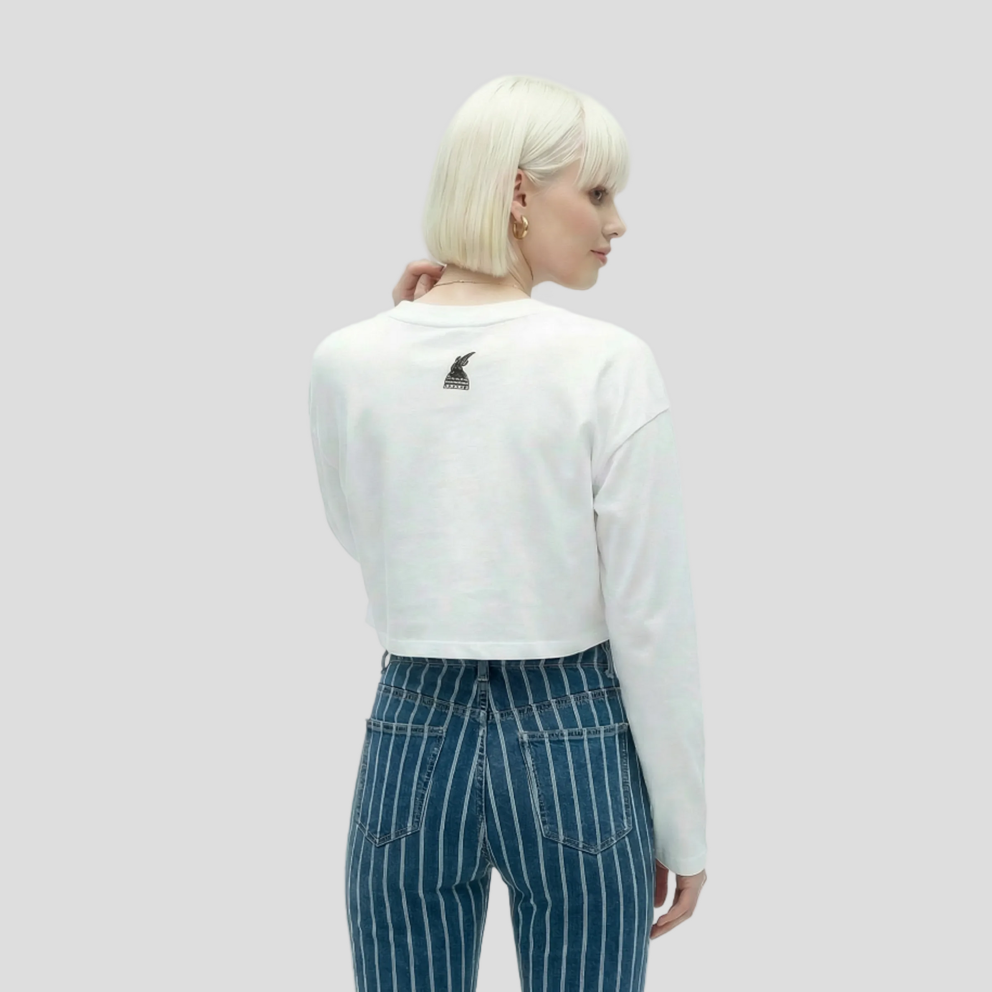 Stairway To Singularity | Raw Hem Crop Top | ILYRIANEDGE