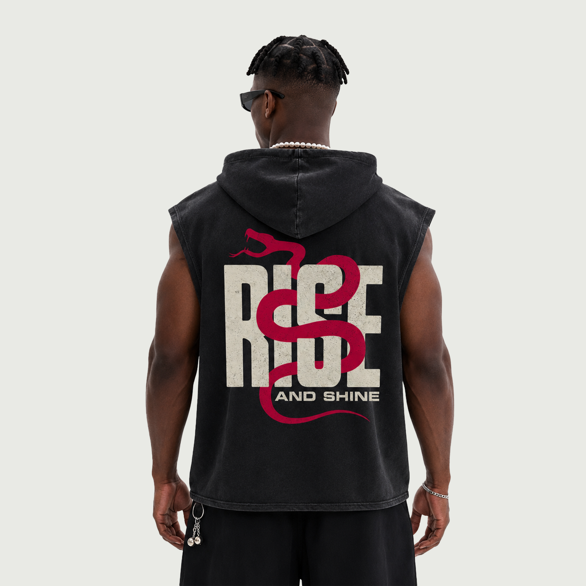 Apex Serpent | Zip-Up Hooded Tank Top | ILYRIANEDGE