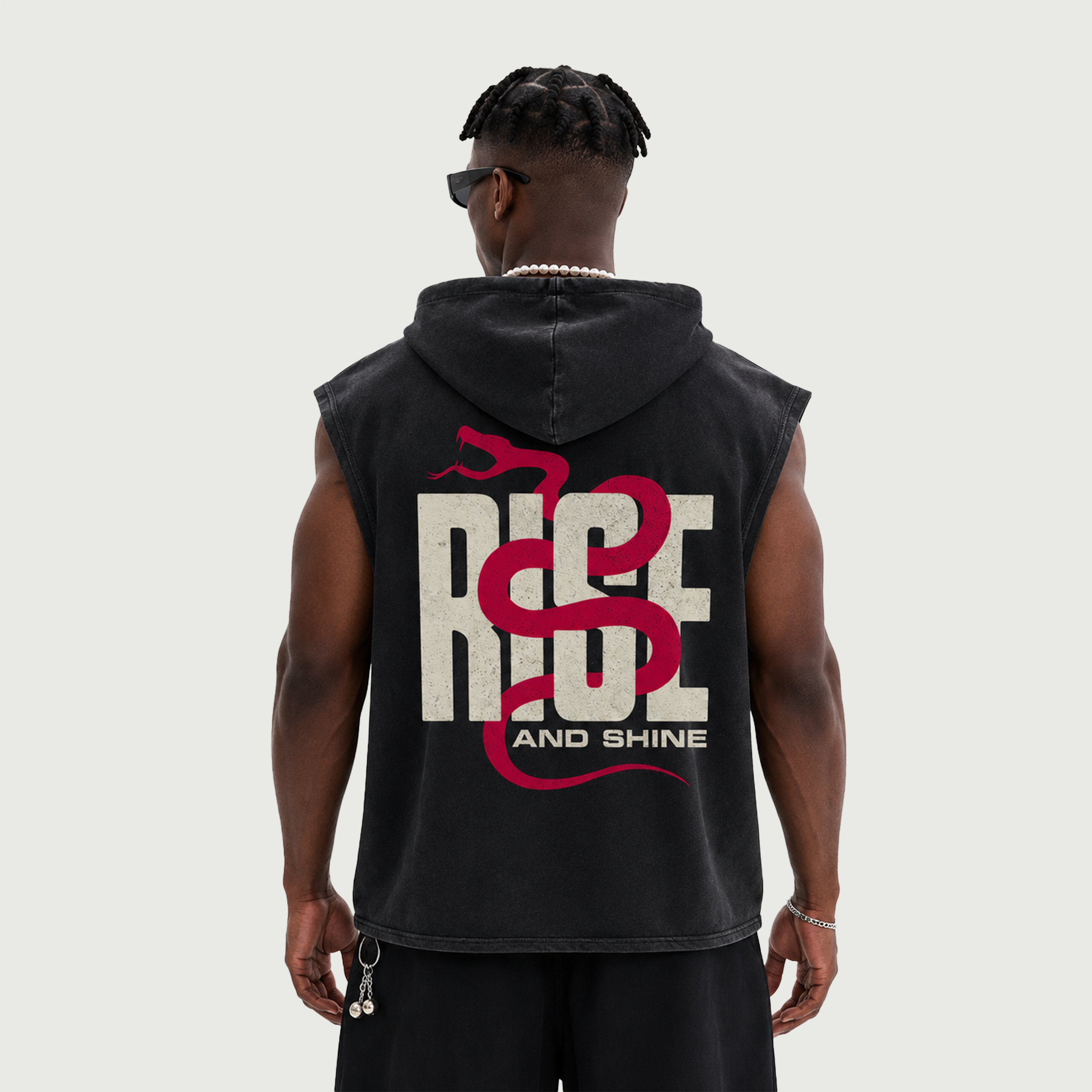 Apex Serpent | Zip-Up Hooded Tank Top | ILYRIANEDGE