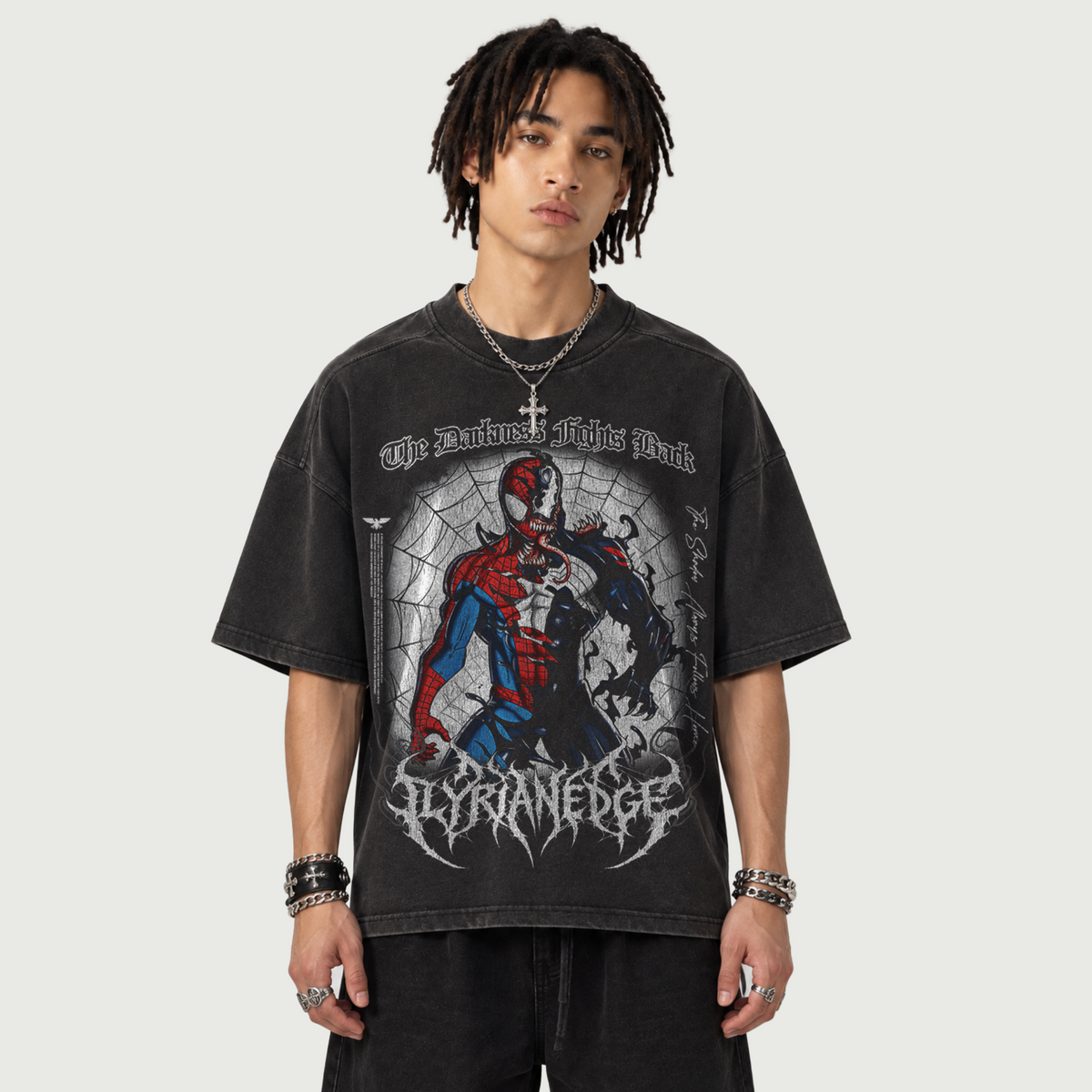 Symbiotic Rage | 260GSM Vintage Wash Boxy T-Shirt | ILYRIANEDGE
