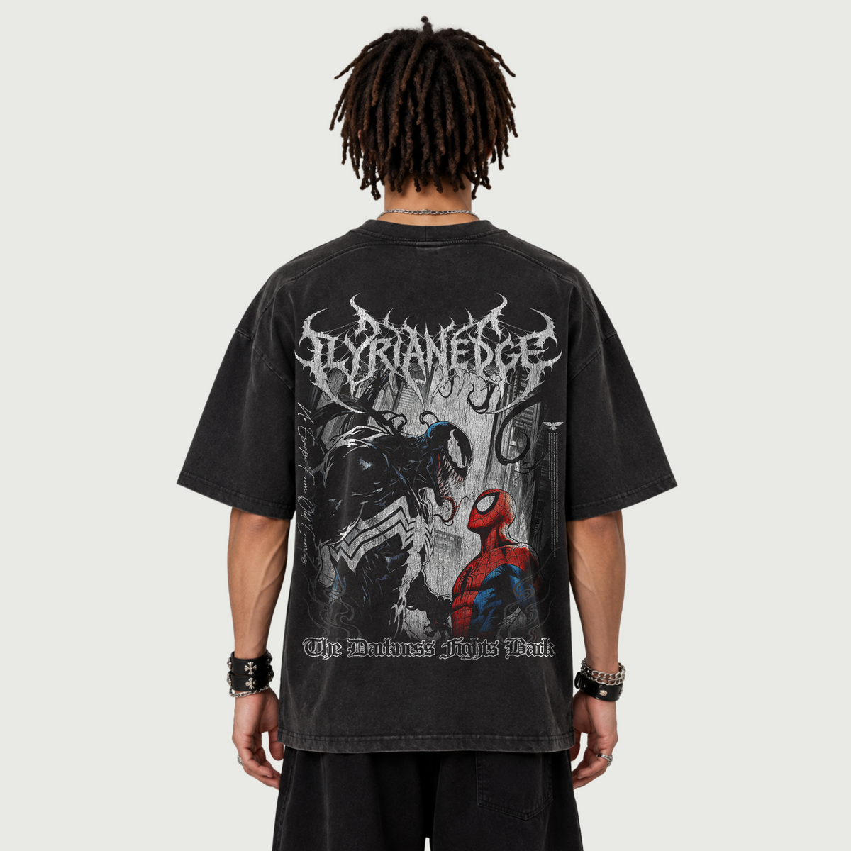 Symbiotic Rage | 260GSM Vintage Wash Boxy T-Shirt | ILYRIANEDGE