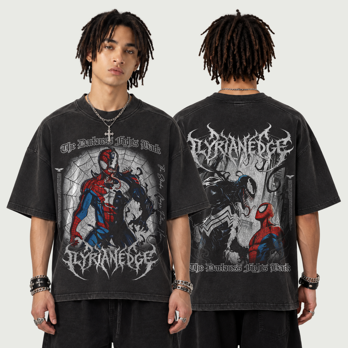 Symbiotic Rage | 260GSM Vintage Wash Boxy T-Shirt | ILYRIANEDGE