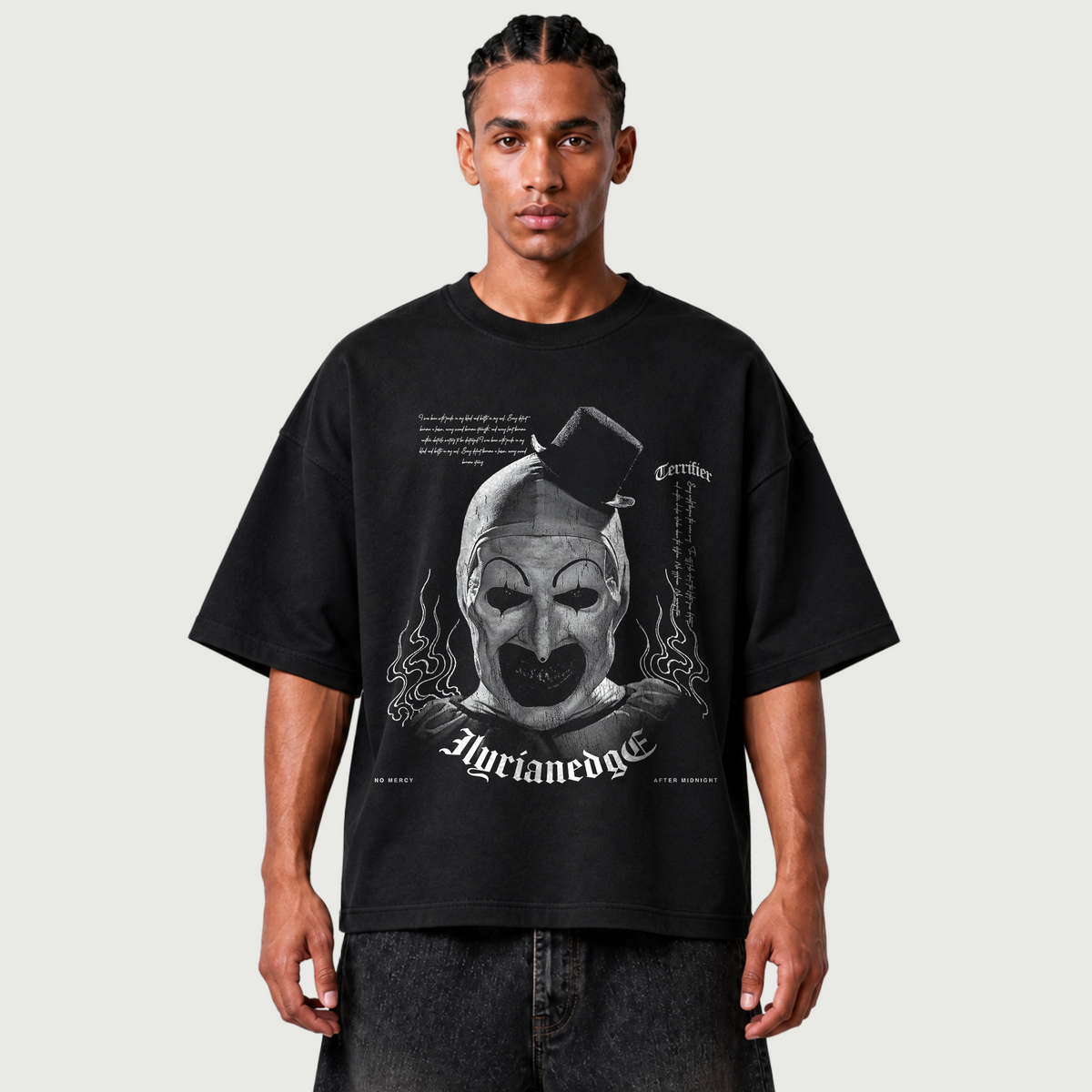 Terrifier | 400GSM Boxy Oversized T-Shirt | ILYRIANEDGE