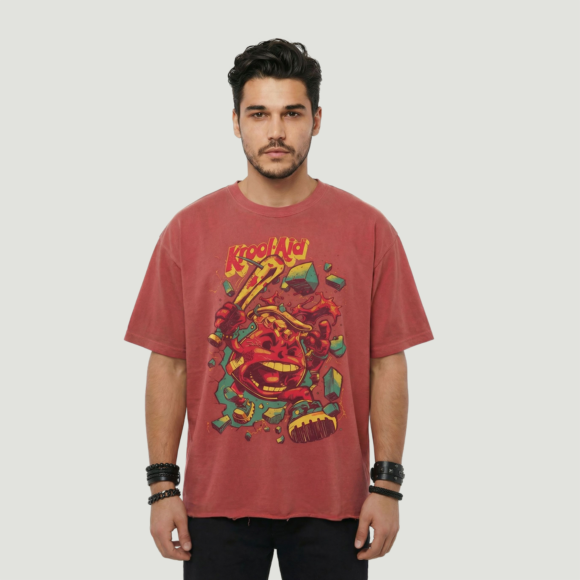 Krool Aid | Faded Raw Hem T-Shirt | ILYRIANEDGE