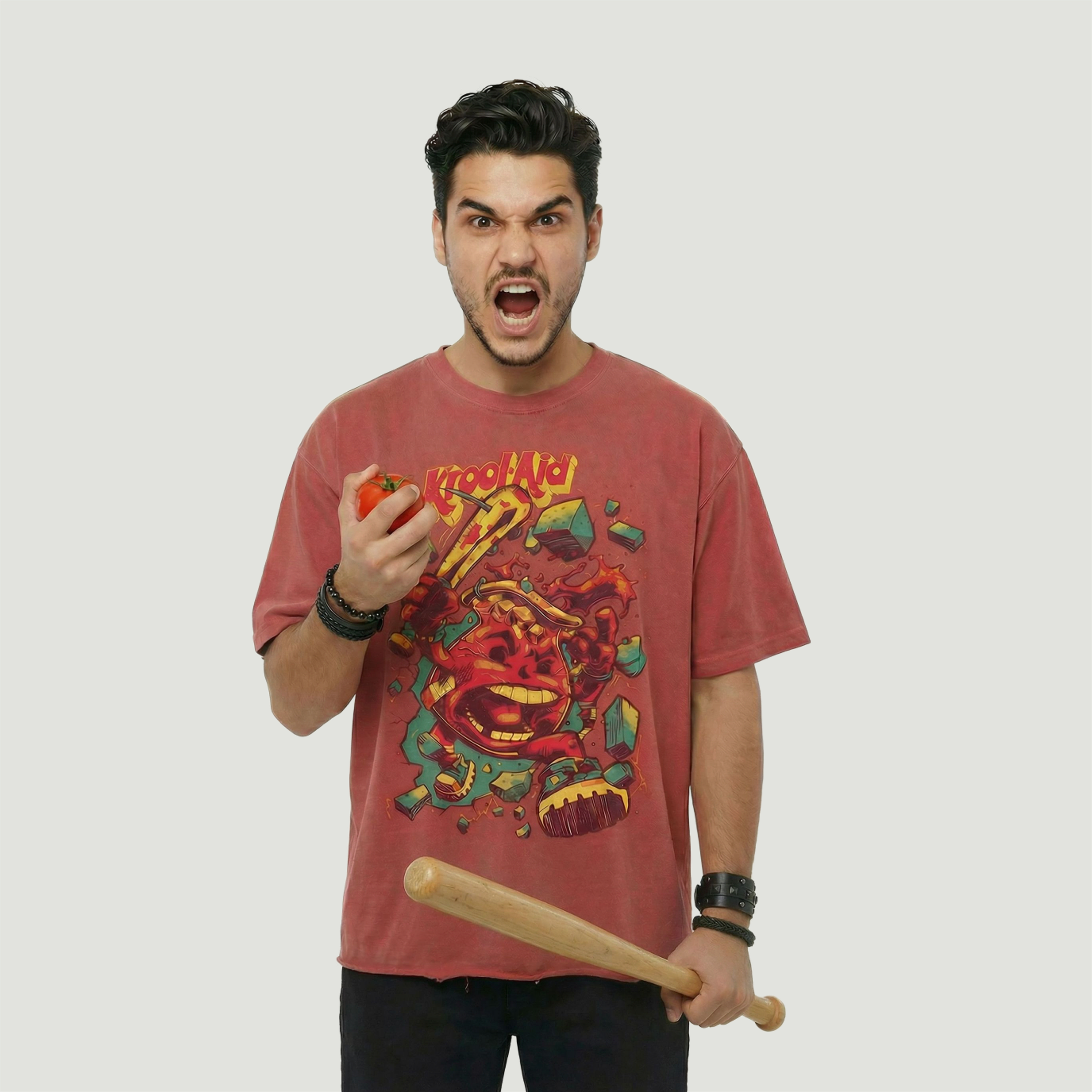 Krool Aid | Faded Raw Hem T-Shirt | ILYRIANEDGE