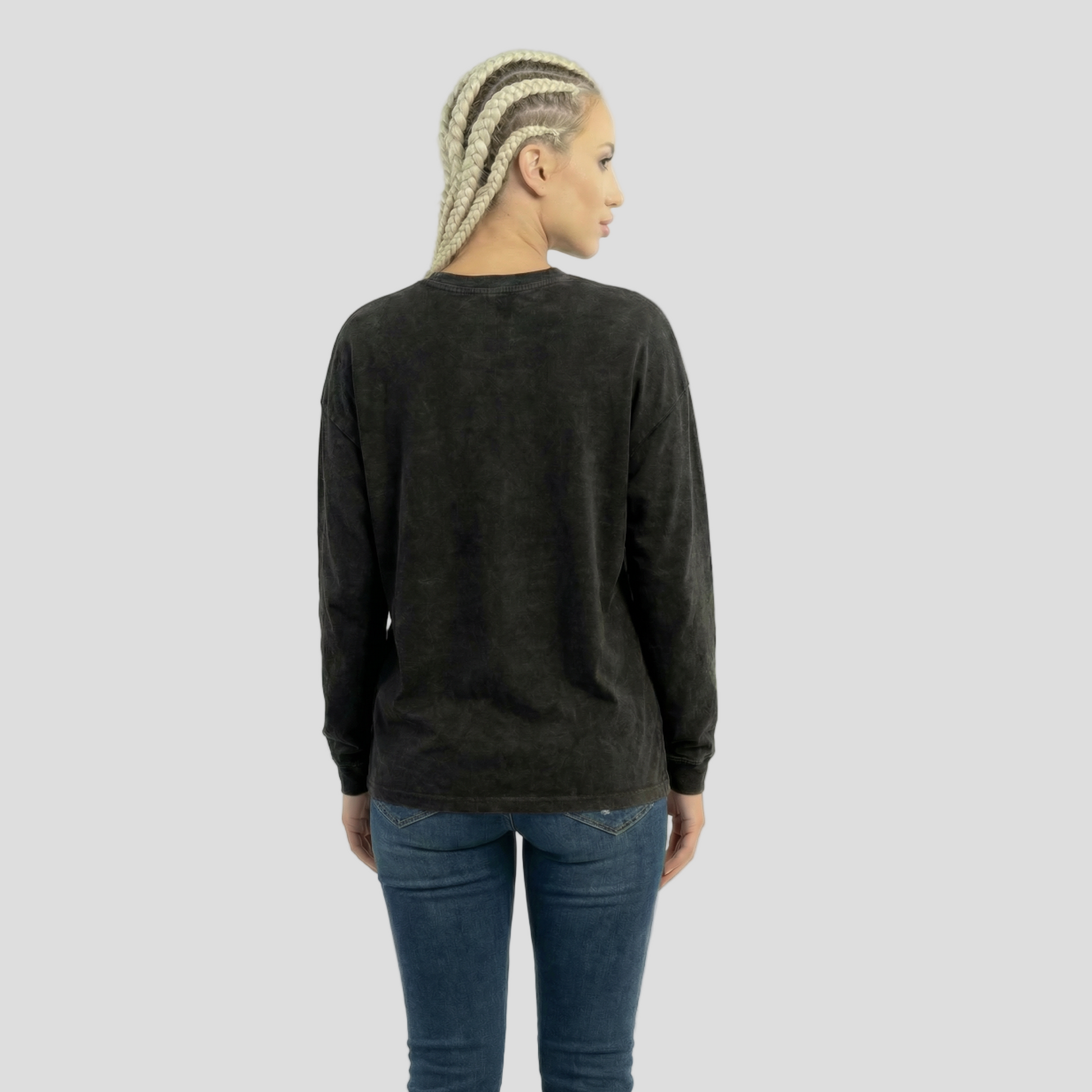 Two Sides | Faded Long Sleeve Top | ILYRIANEDGE