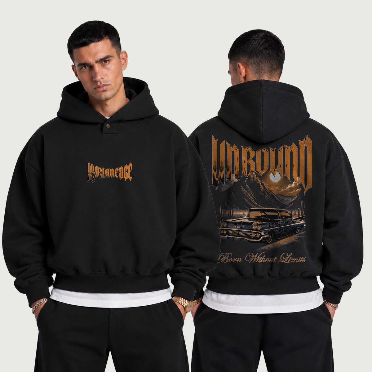 Unbound | 380GSM Heavyweight Snap Hoodie | ILYRIANEDGE
