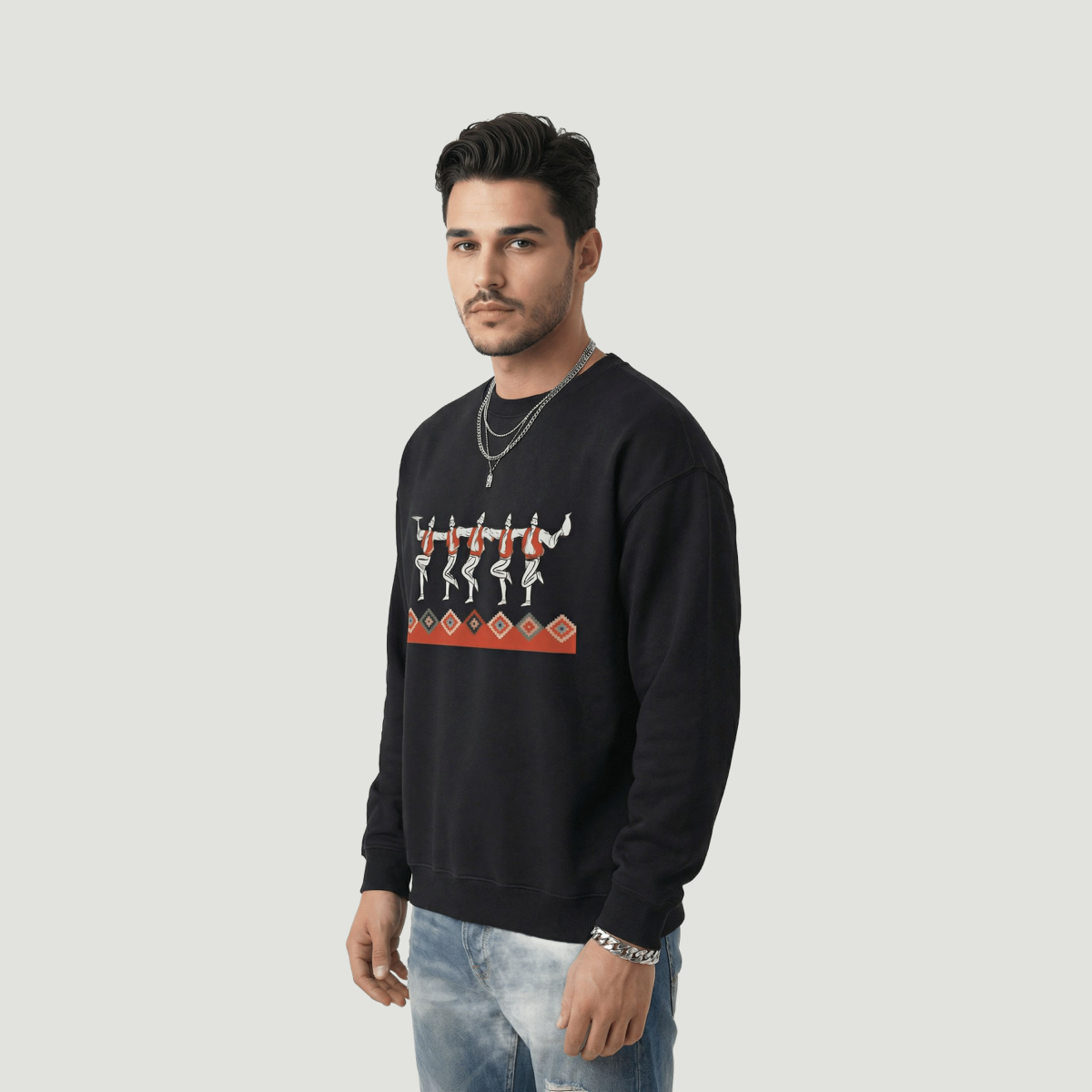 Valle | Oversized Side Slit Sweatshirt | ILYRIANEDGE