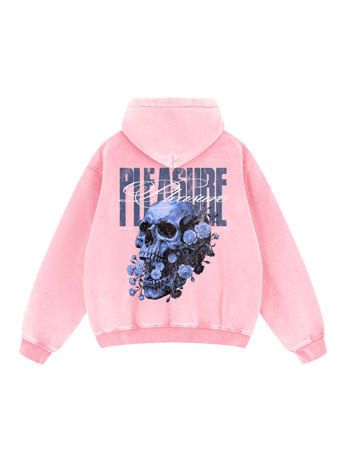 Violet Requiem | 355GSM Snow Wash Oversized Hoodie | ILYRIANEDGE