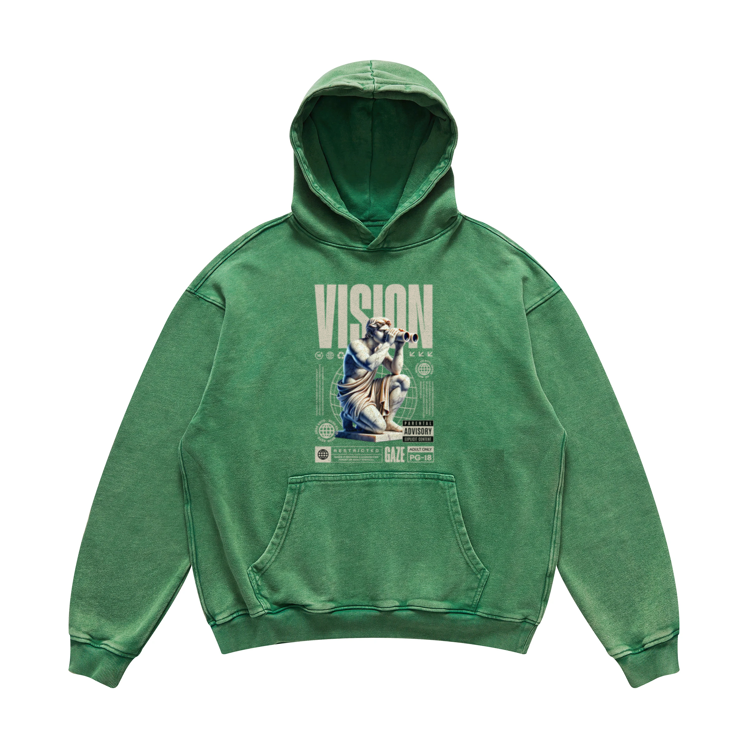 VISION | Oversized Faded Hoodie | ILYRIANEDGE