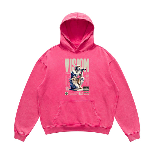 VISION  - 440GSM Unisex Super Heavyweight Oversized Faded Hoodie
