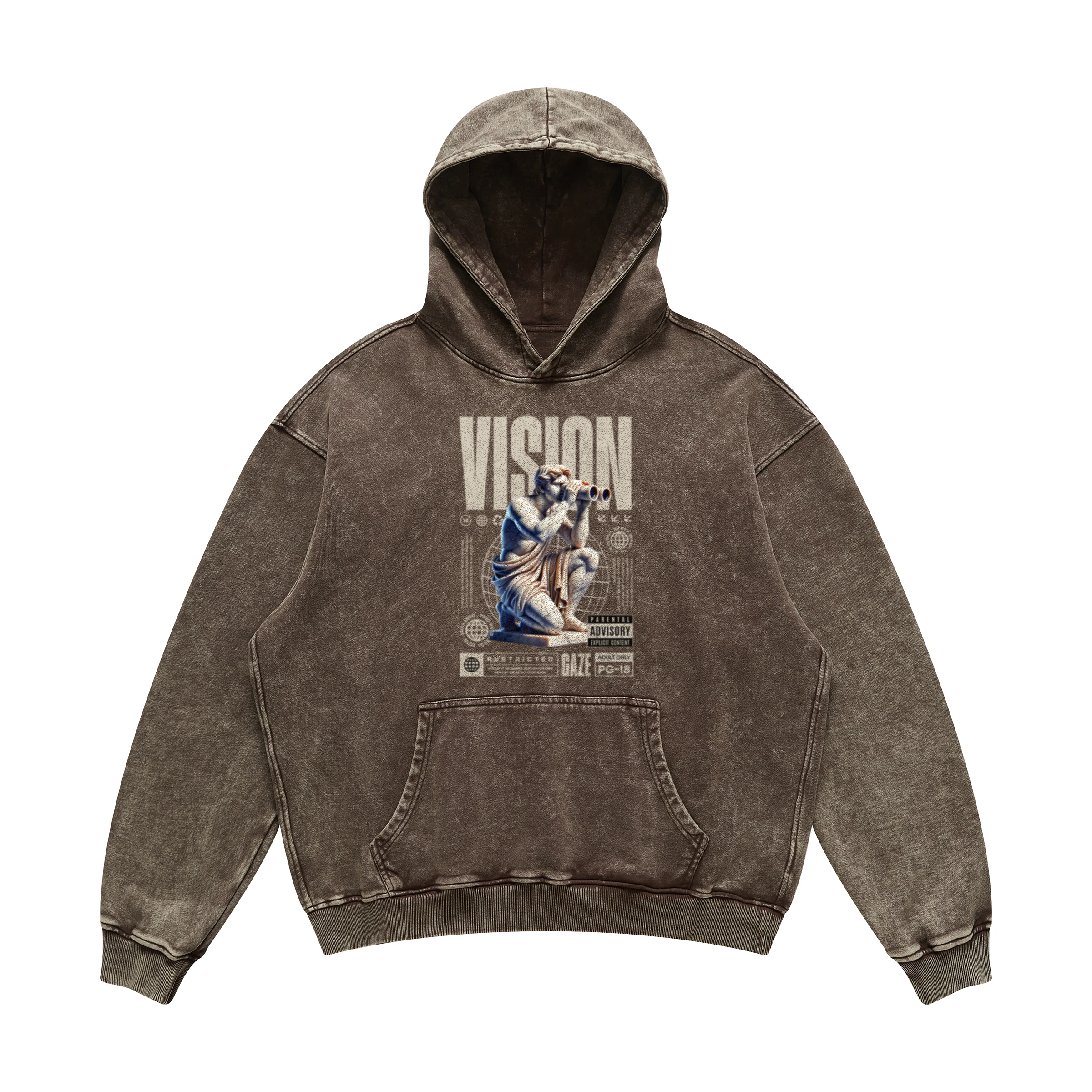 VISION | Oversized Faded Hoodie | ILYRIANEDGE