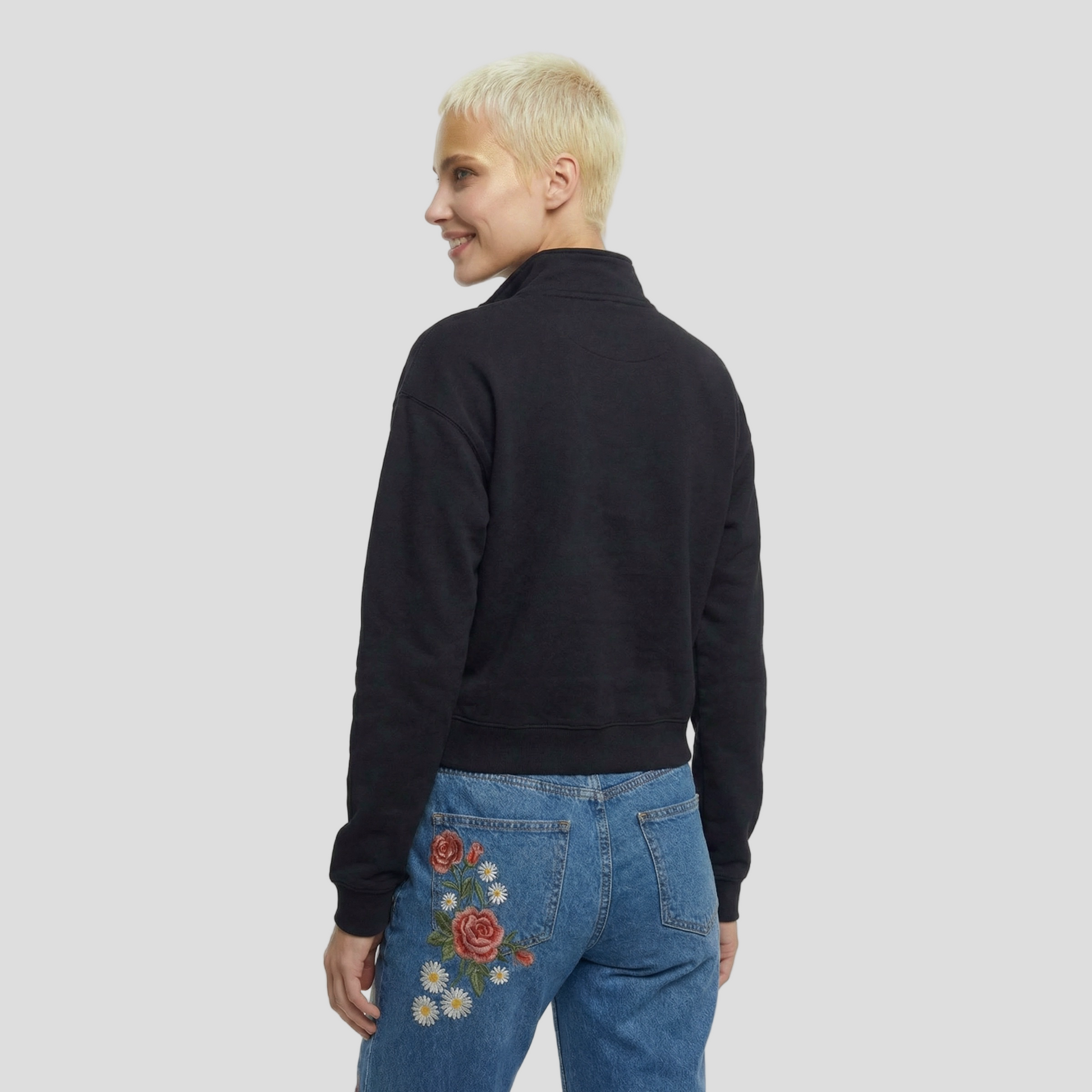 Butterfly | Half-Zip Fleece Sweatshirt | ILYRIANEDGE