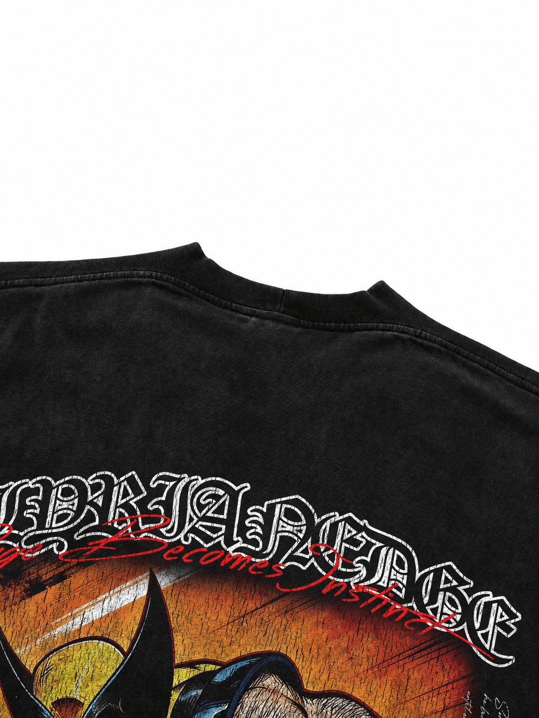 Blood & Claws |260GSM Vintage Wash Boxy T-Shirt | ILYRIANEDGE