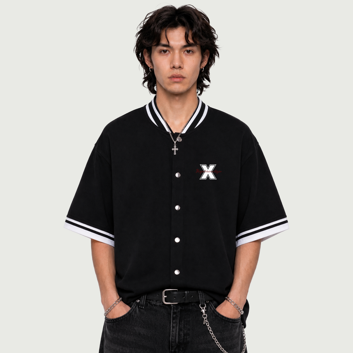 Ecellence | Premium Button-Up Oversized Heavyweight Jersey | ILYRIANEDGE