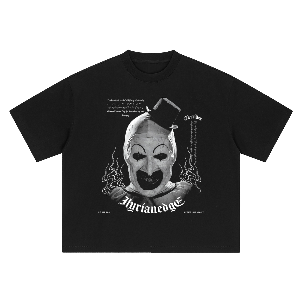 Terrifier | 400GSM Boxy Oversized T-Shirt | ILYRIANEDGE