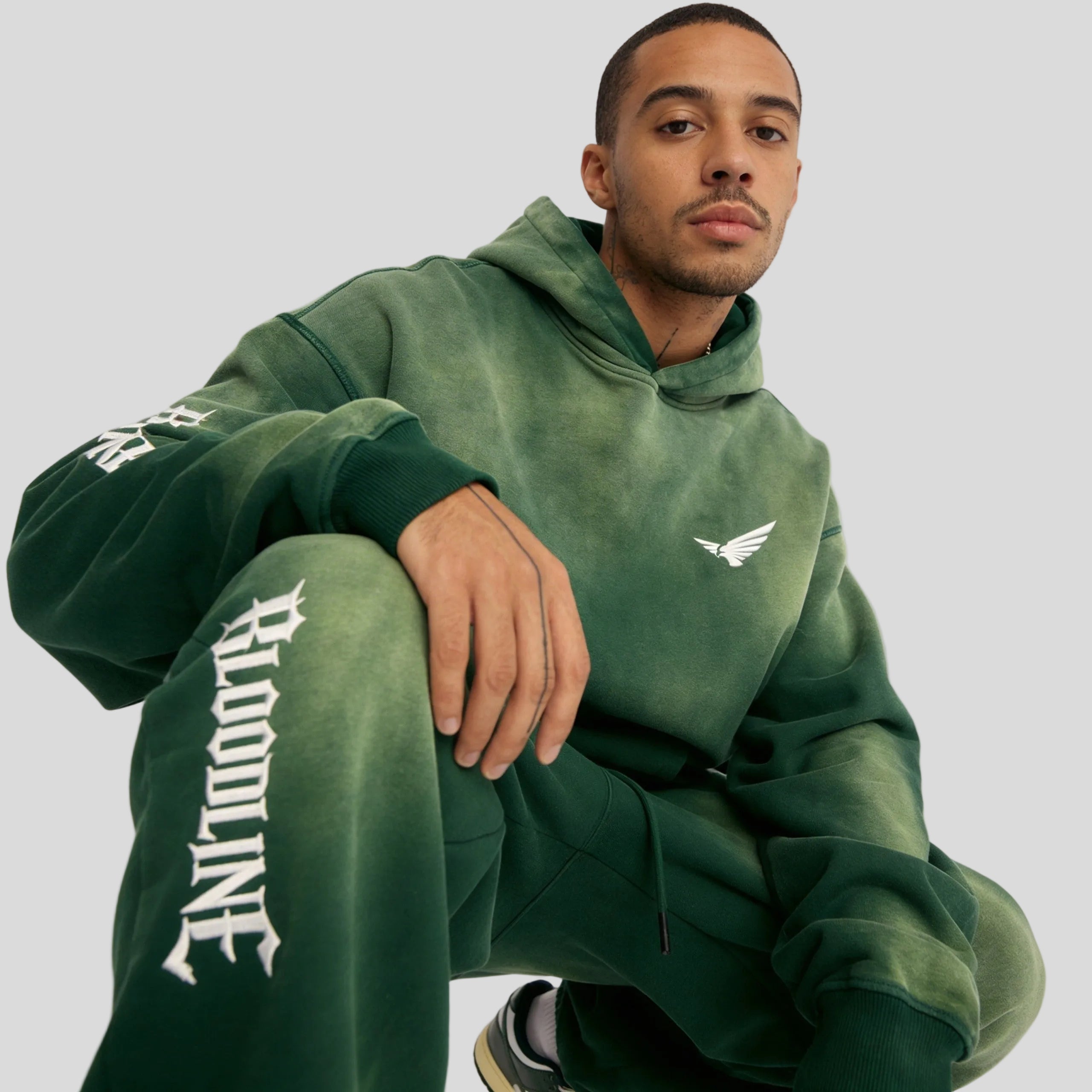 Bloodline 2.0 - 400GSM Unisex Super Heavyweight Sun Faded Hoodie