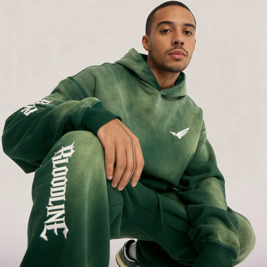 Bloodline 2.0 - 400GSM Unisex Super Heavyweight Sun Faded Hoodie