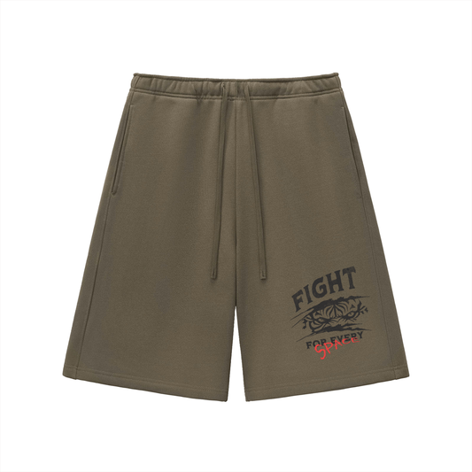 Fight | 500 GSM Heavyweight Fleece Shorts | ILYRIANEDGE