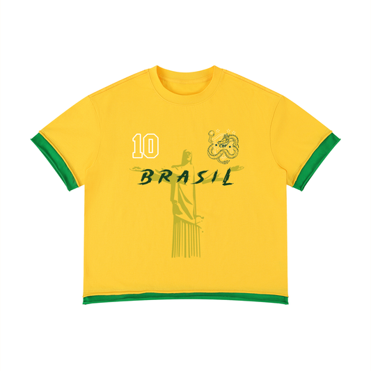 Joga Bonito - Unisex Boxy Color Block T-Shirt