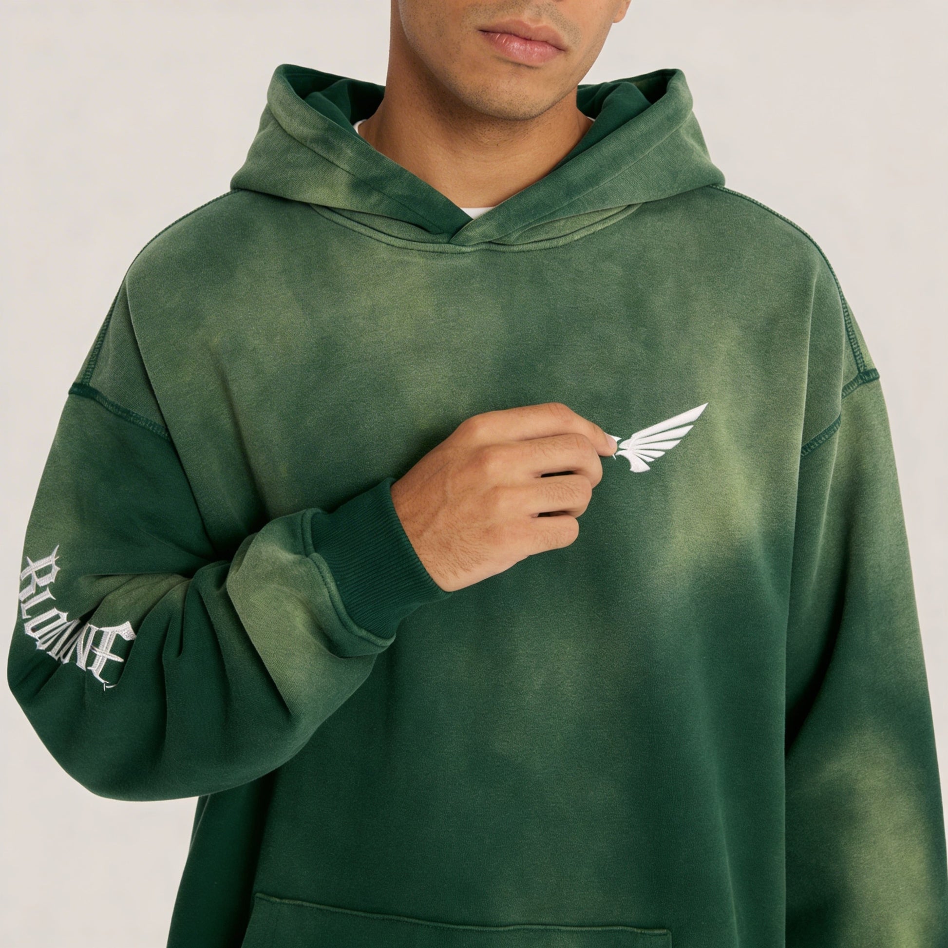 Bloodline 2.0 - 400GSM Unisex Super Heavyweight Sun Faded Hoodie