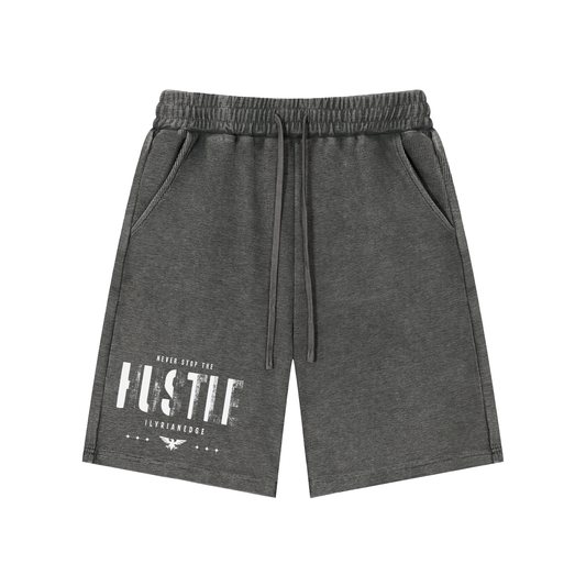 Hustle | Mineral Wash Waffle Knit Short | ILYRIANEDGE