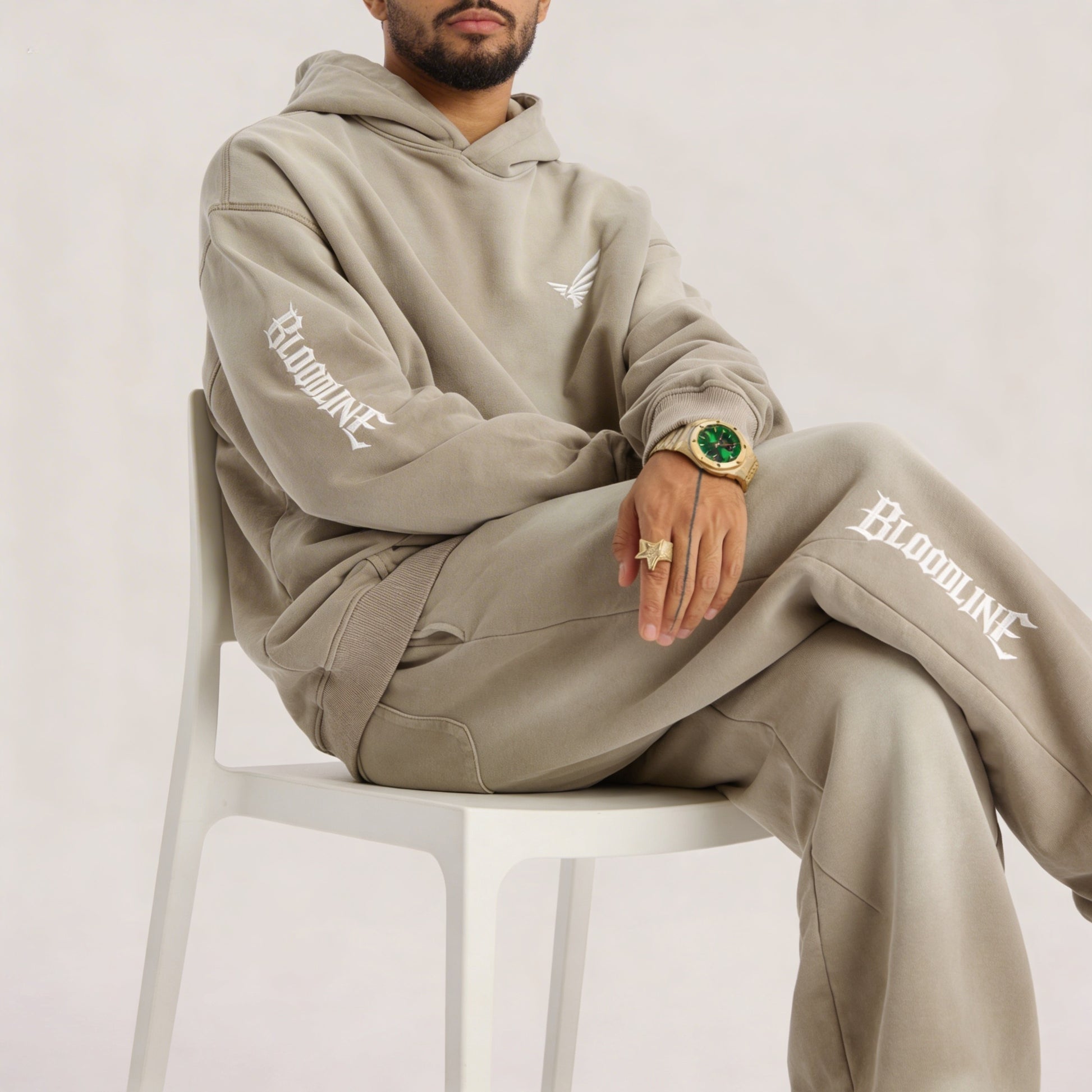 Bloodline 2.0 - 400GSM Unisex Super Heavyweight Sun Faded Hoodie