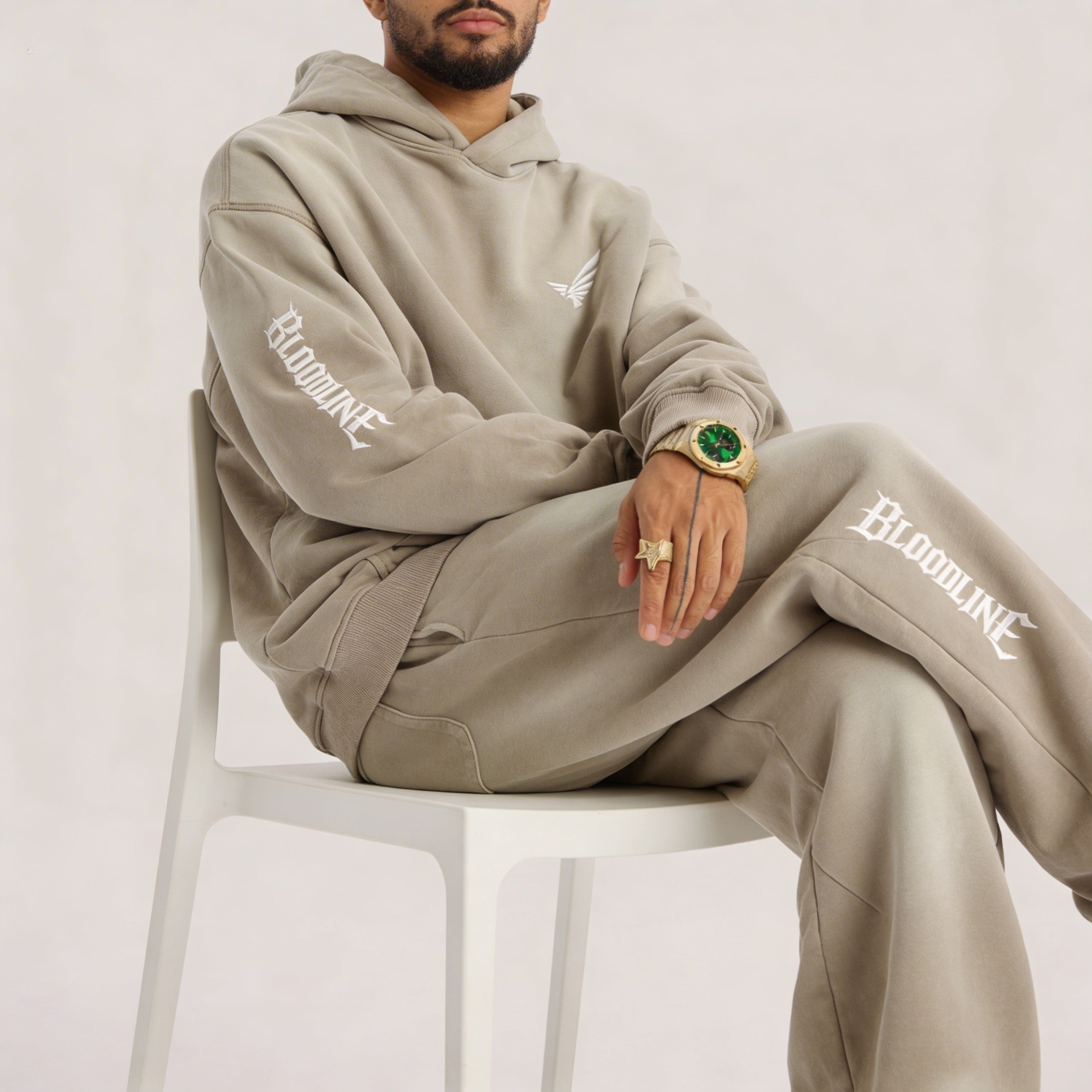 Bloodline 2.0 - 400GSM Unisex Super Heavyweight Sun Faded Hoodie