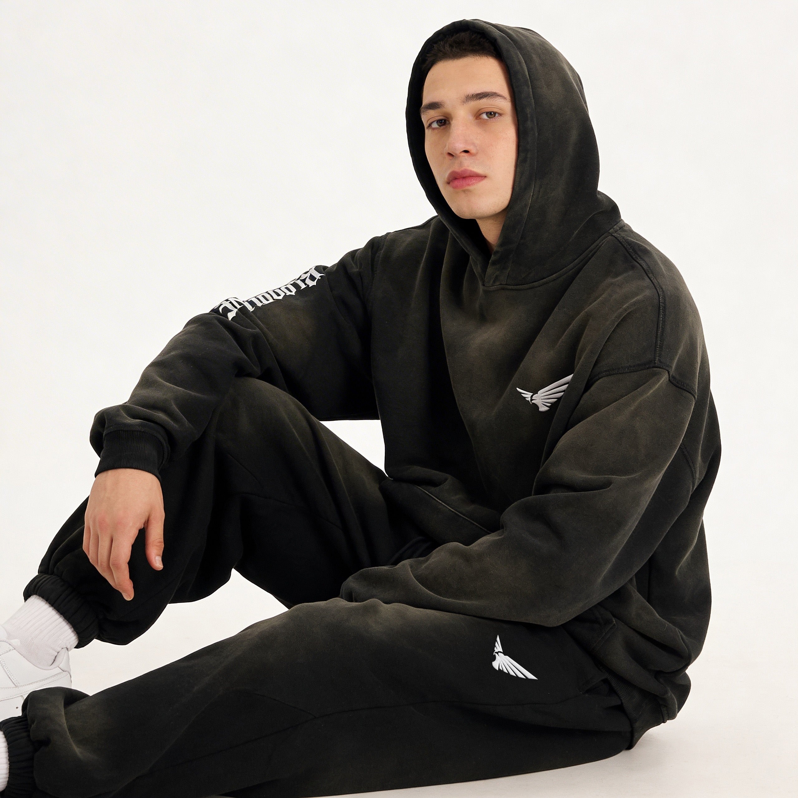 Bloodline 2.0 - 400GSM Unisex Super Heavyweight Sun Faded Hoodie