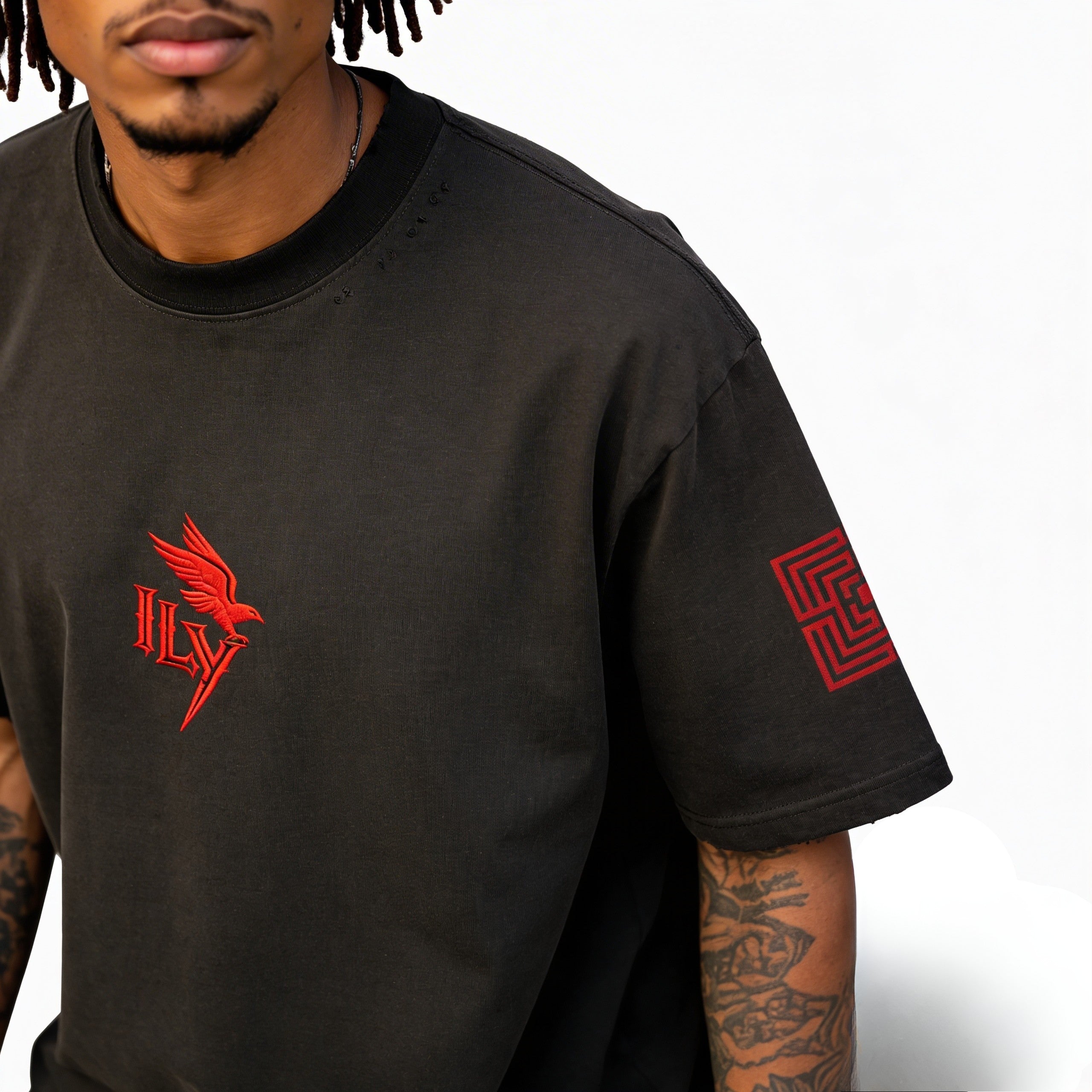 ILY | Distressed Sun-Faded T-Shirt | ILYRIANEDGE