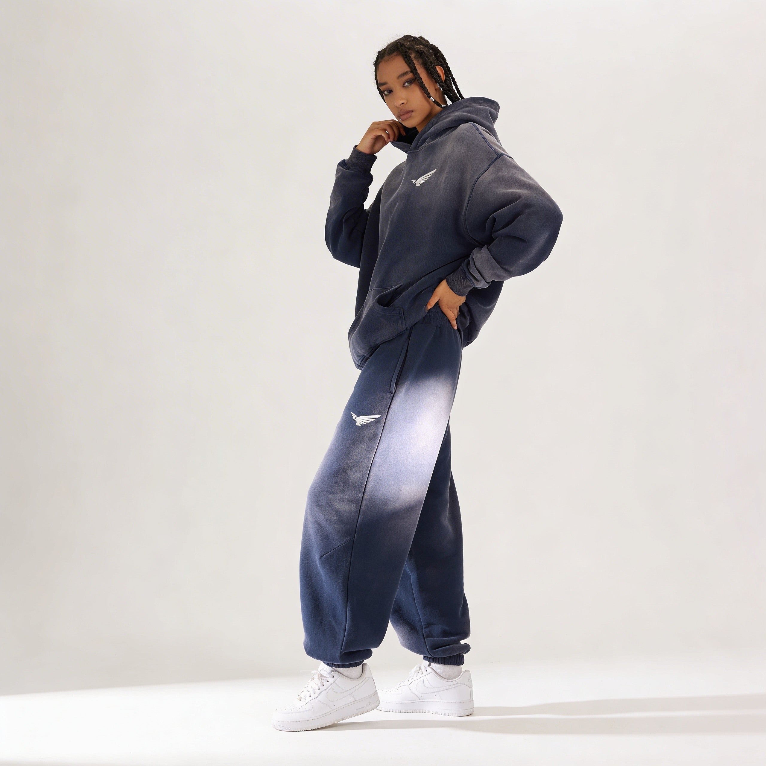 Bloodline 2.0 - 400GSM Unisex Super Heavyweight Sun Faded Hoodie