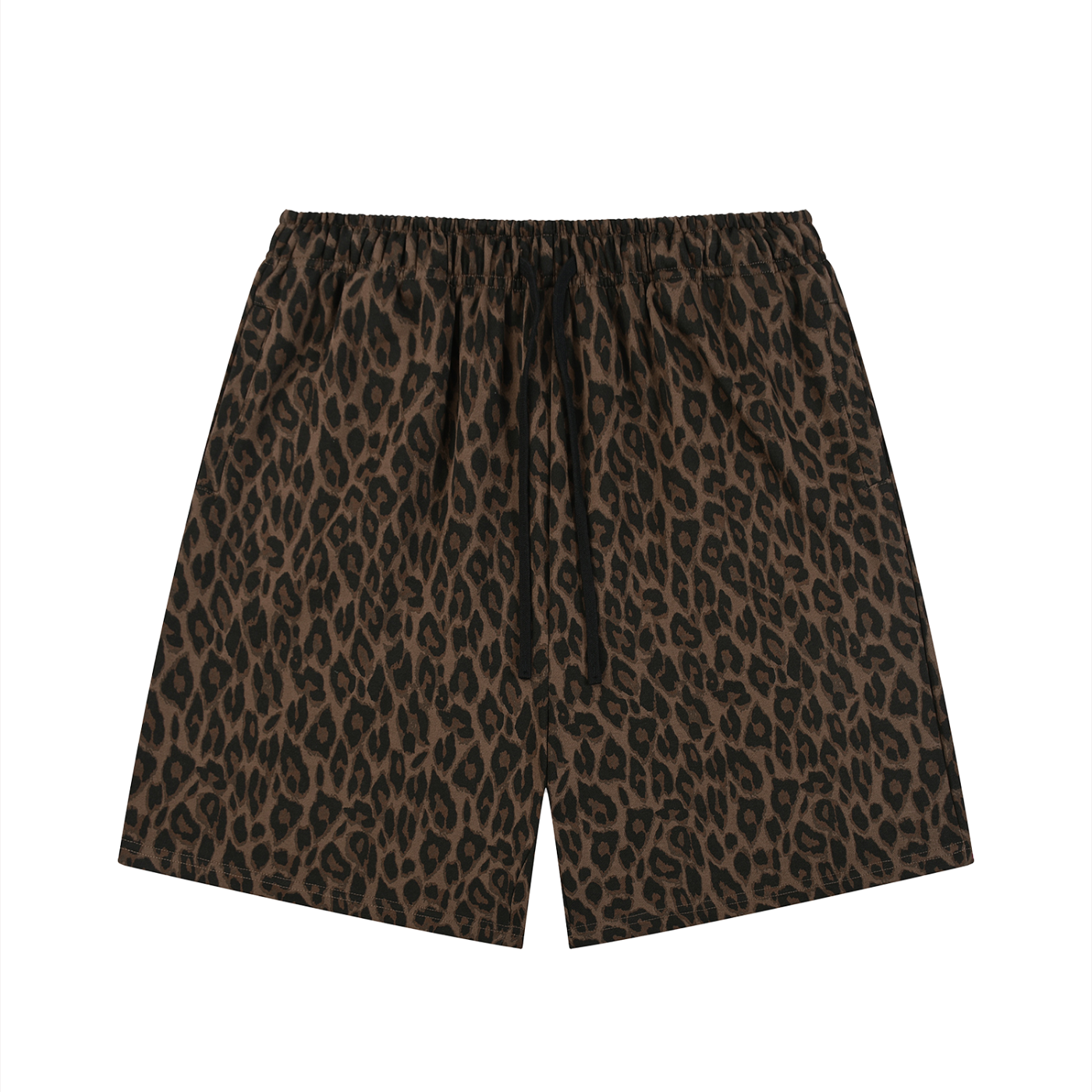 Wild Instinct | Heavyweight Leopard Drawstring Shorts | ILYRIANEDGE