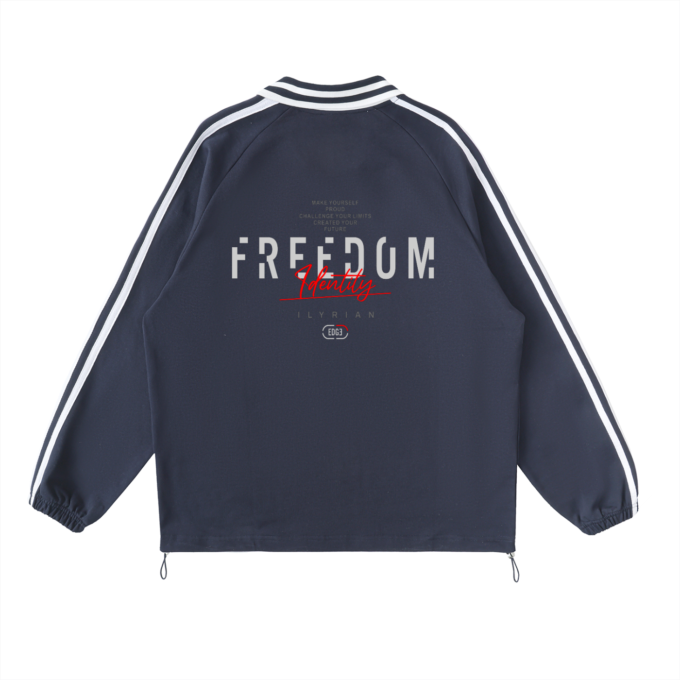 Ilyrianedge | Lapel Collar Sweatshirt | ILYRIANEDGE