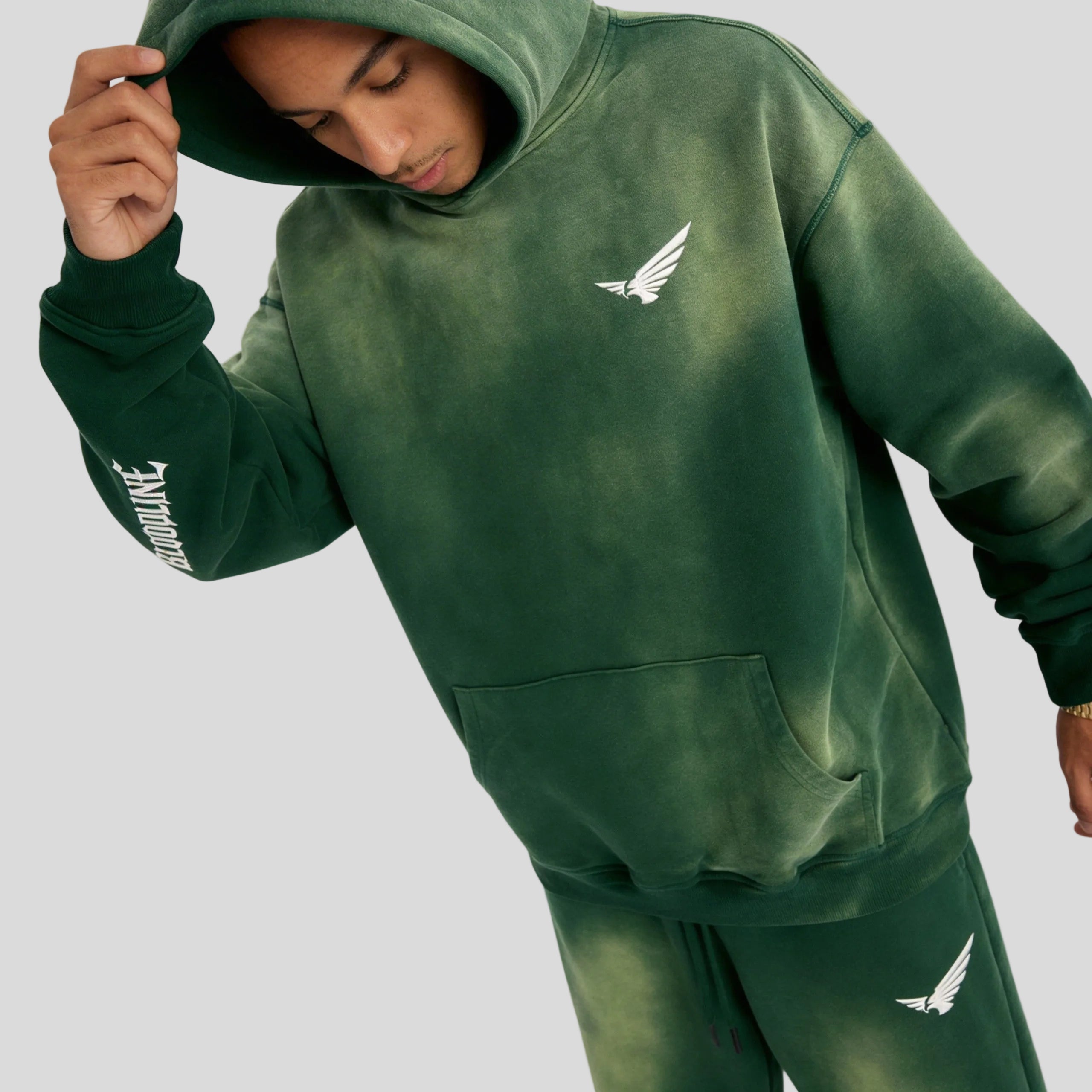 Bloodline 2.0 - 400GSM Unisex Super Heavyweight Sun Faded Hoodie