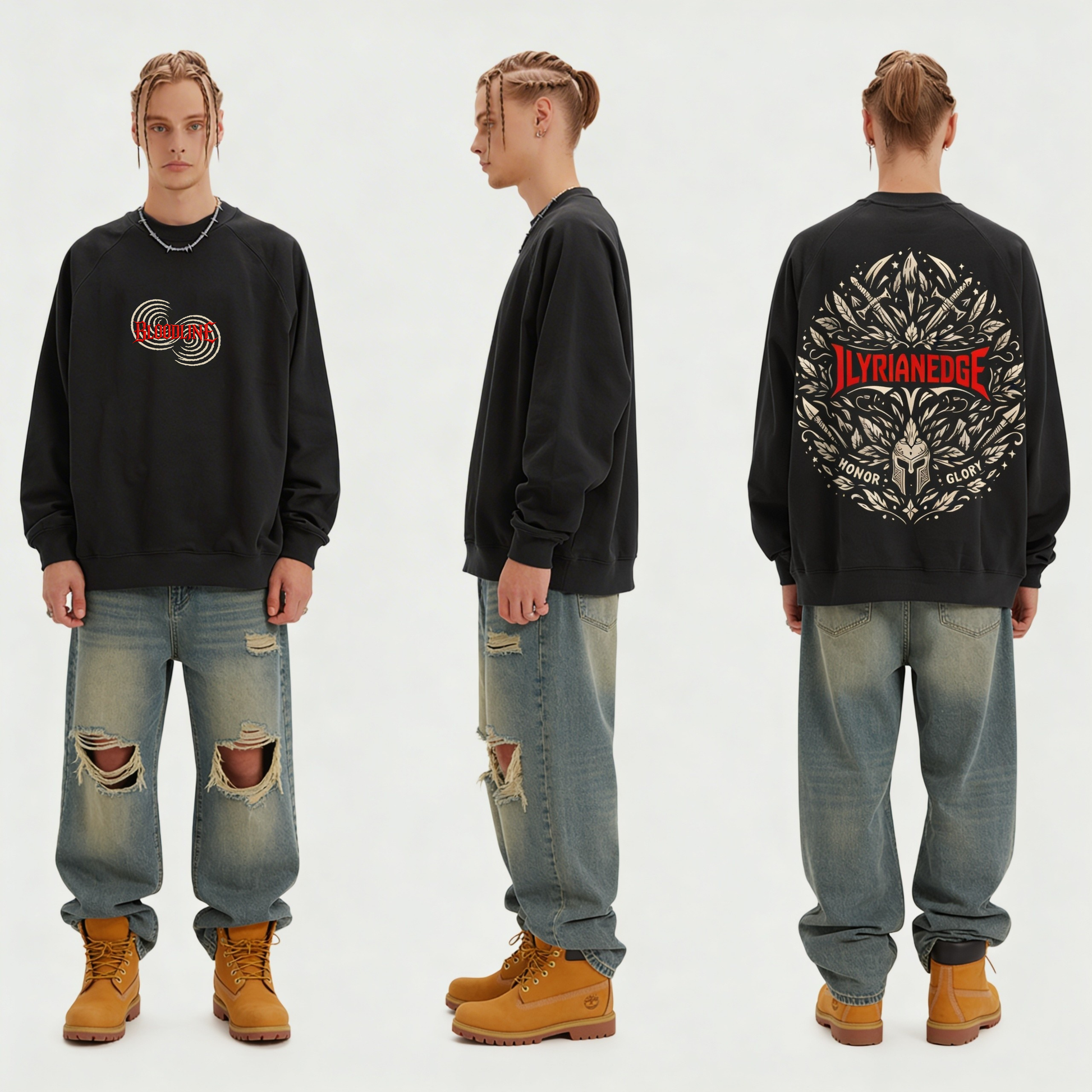 ILY Bloodline | Brushed Fleece Sweatshirt | ILYRIANEDGE