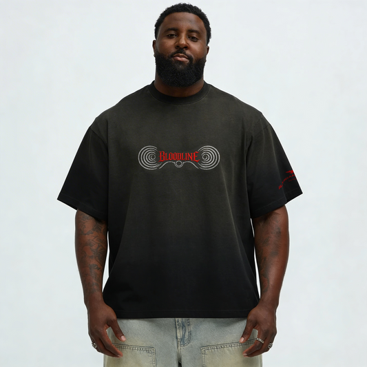 Bloodline - 260GSM Unisex Boxy Sun Faded T-shirt